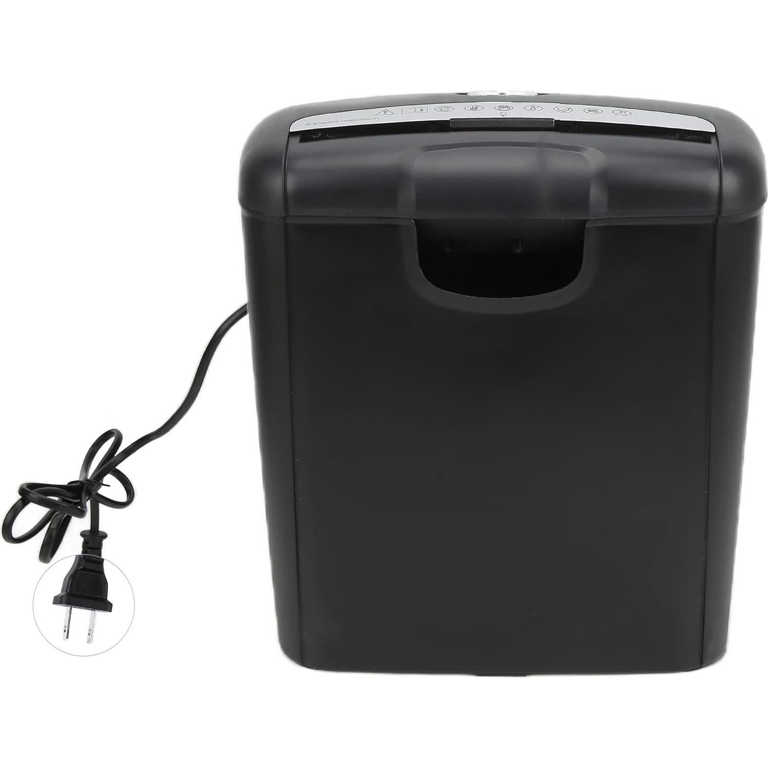 Trituradora de Papel Fdit 6 Hojas 10L Compacta 220V/110V