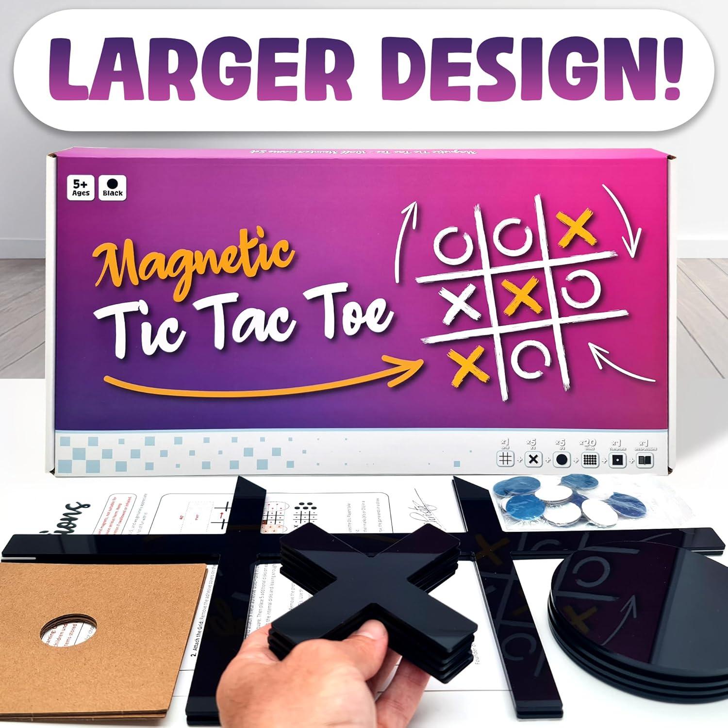 Juego de Tres en Raya Magnético HMmagnets para Pared 43x43cm