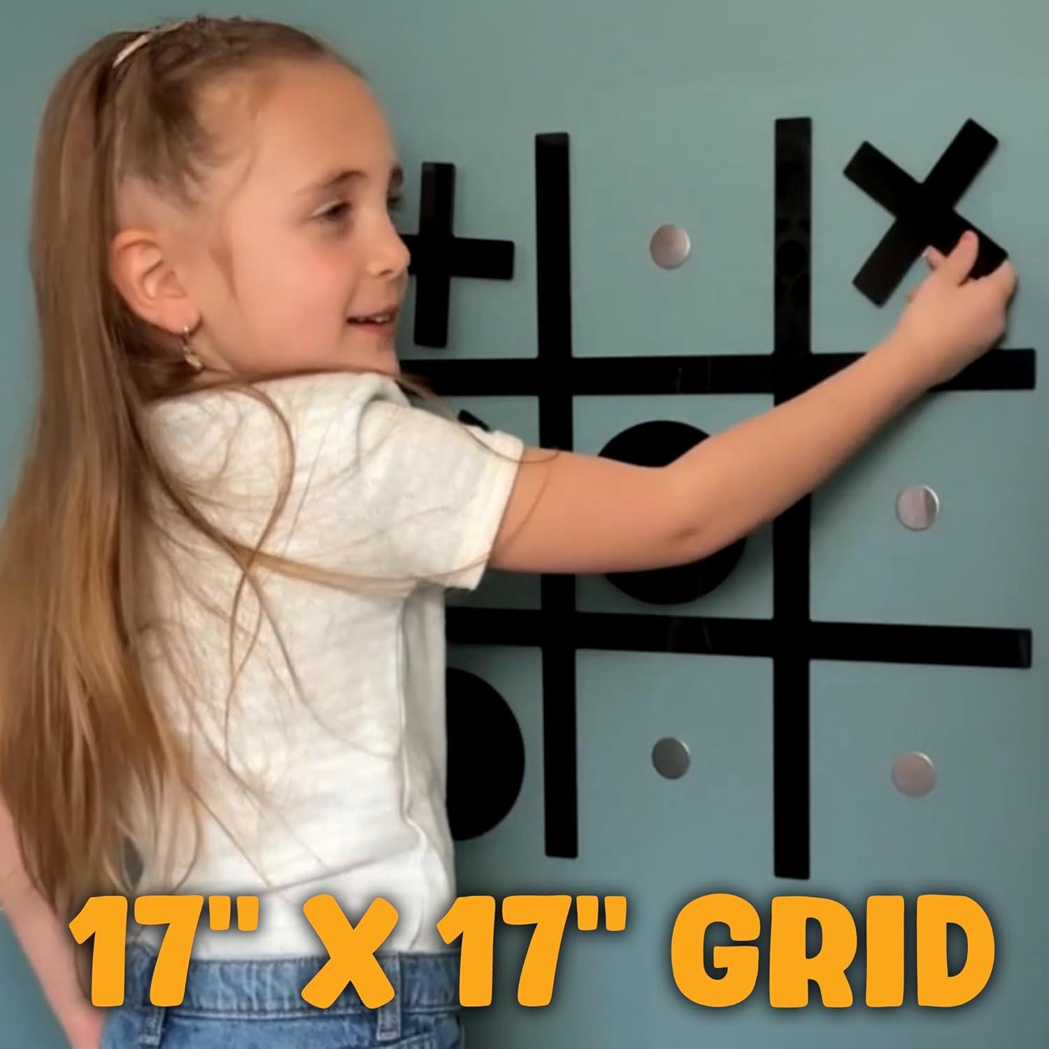 Juego de Tres en Raya Magnético HMmagnets para Pared 43x43cm