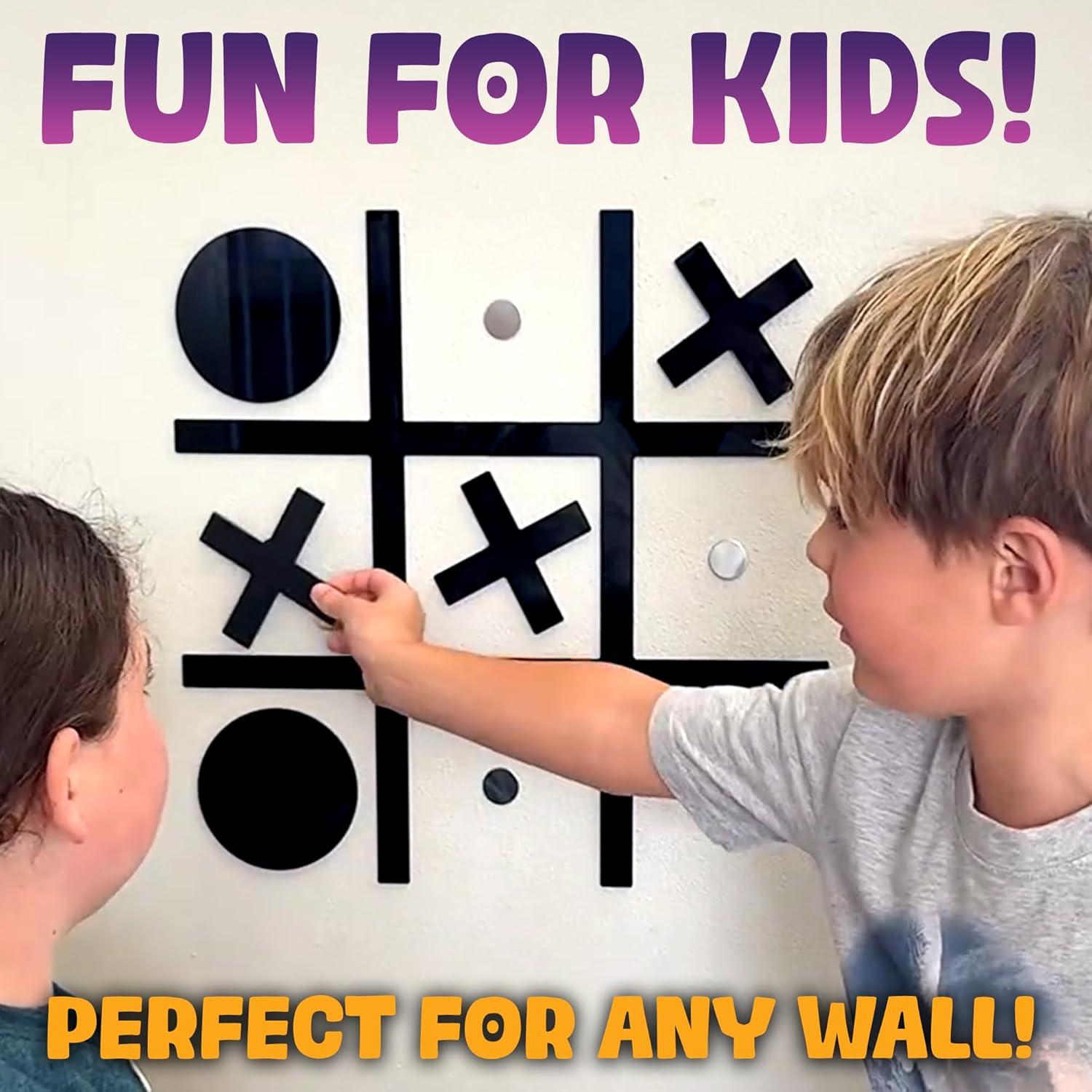 Juego de Tres en Raya Magnético HMmagnets para Pared 43x43cm