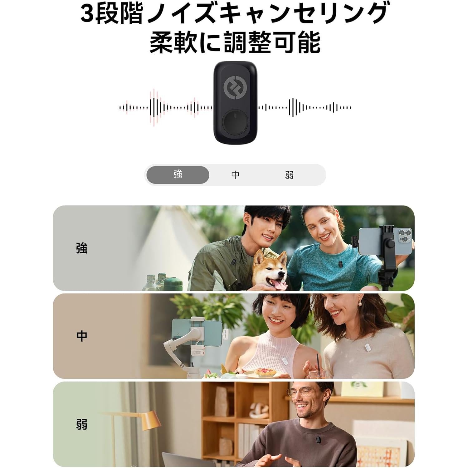 Micrófono Inalámbrico Hollyland Lark A1 con Estuche de Carga