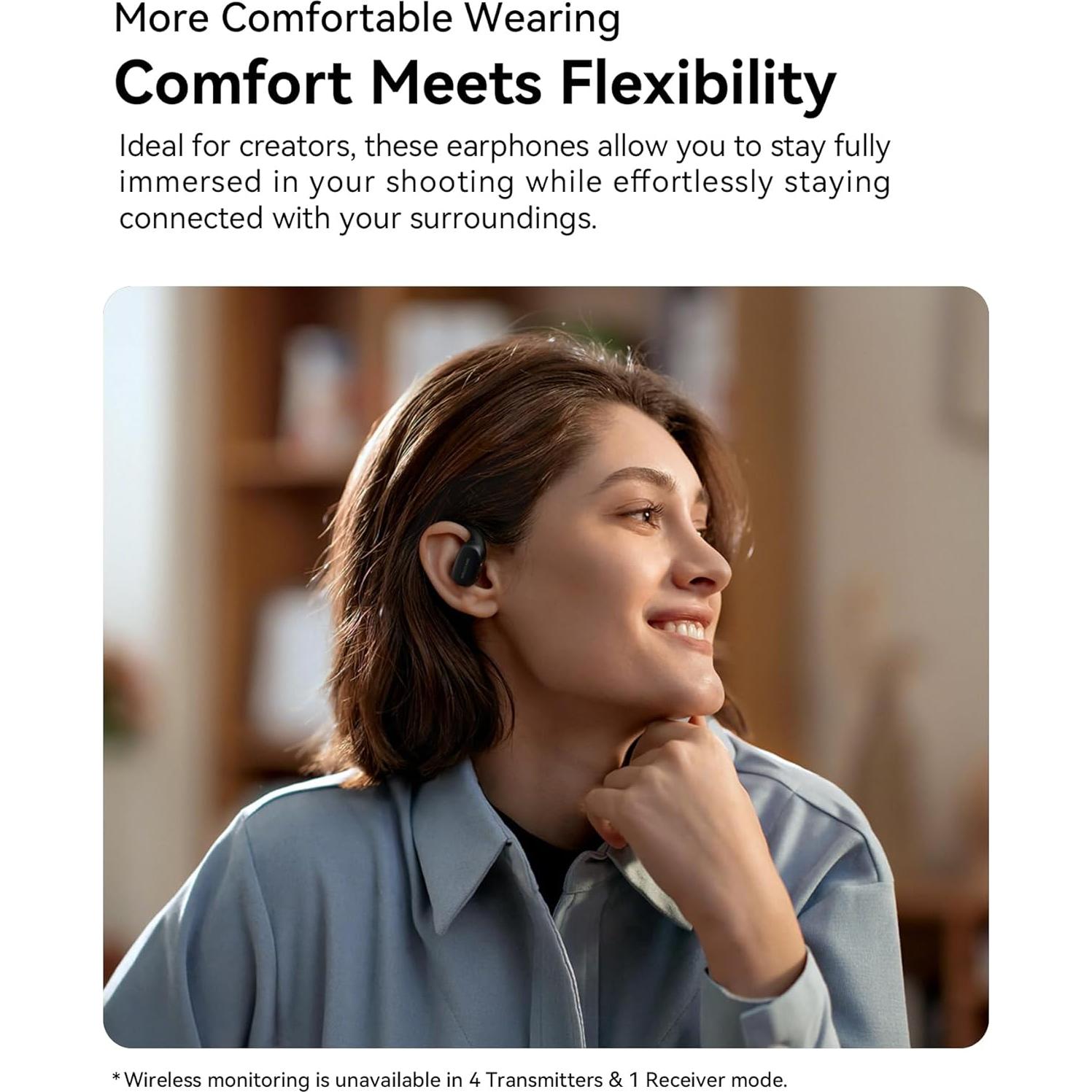 Auriculares Inalámbricos Hollyland Lark MAX 2 con Monitoreo 2.4GHz