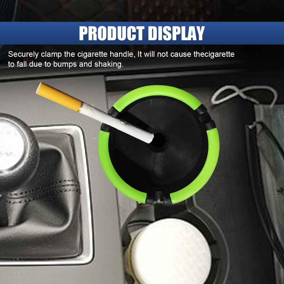 Cenicero de Auto Tuxihapp 5PCS Sin Humo Brilla en Oscuridad