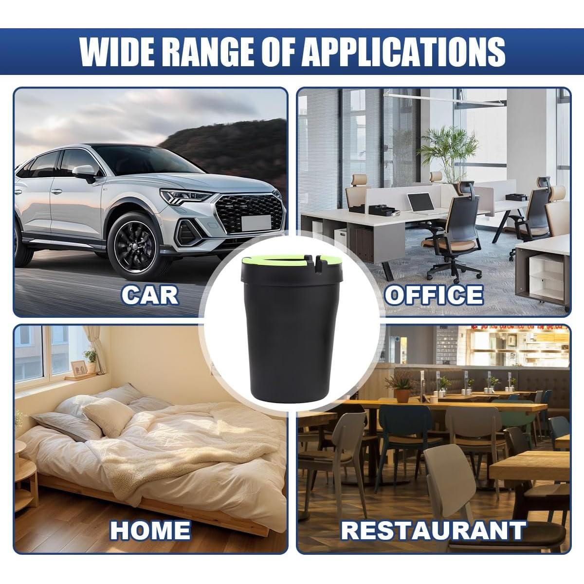 Cenicero de Auto Tuxihapp 5PCS Sin Humo Brilla en Oscuridad