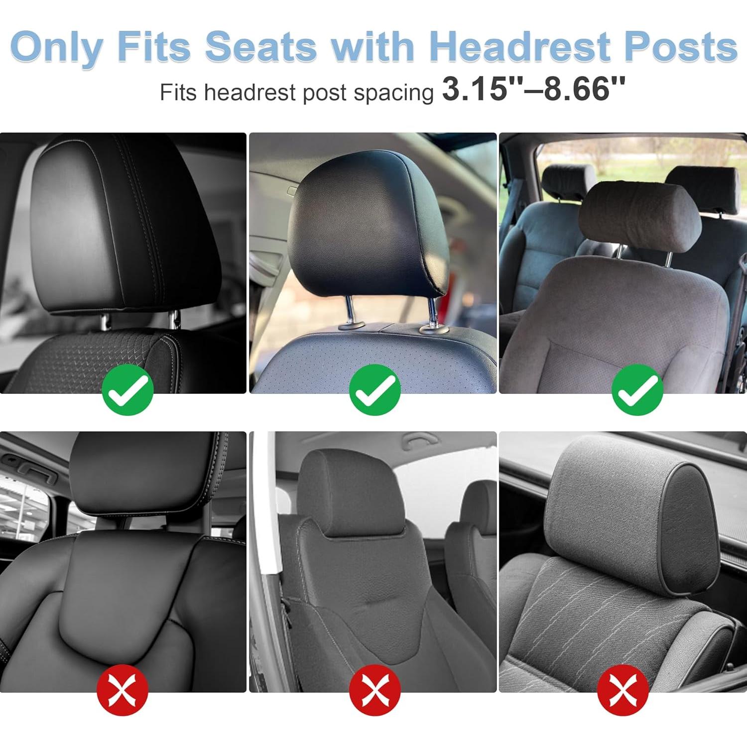 Almohada Ajustable para Reposacabezas C COMCROSFLY - Negro