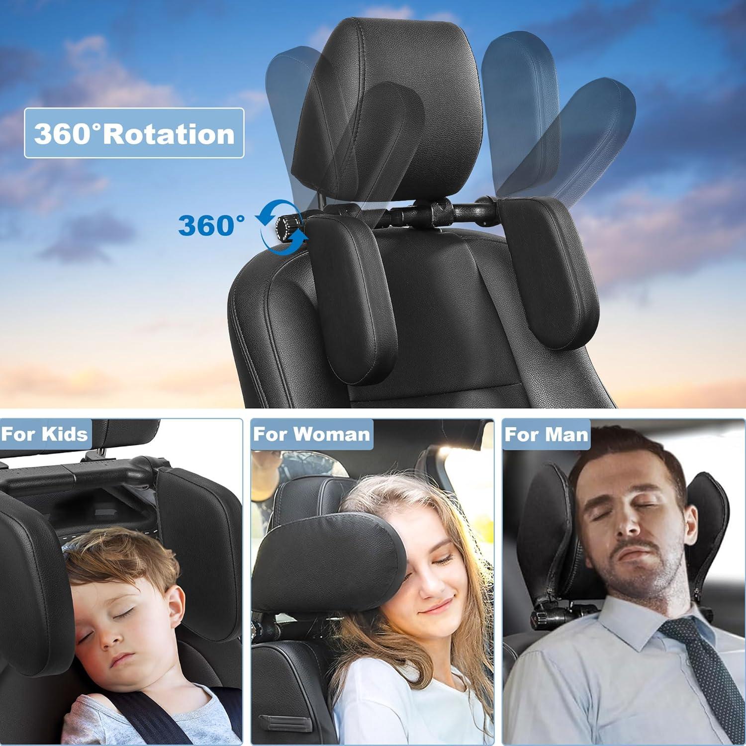 Almohada Ajustable para Reposacabezas C COMCROSFLY - Negro