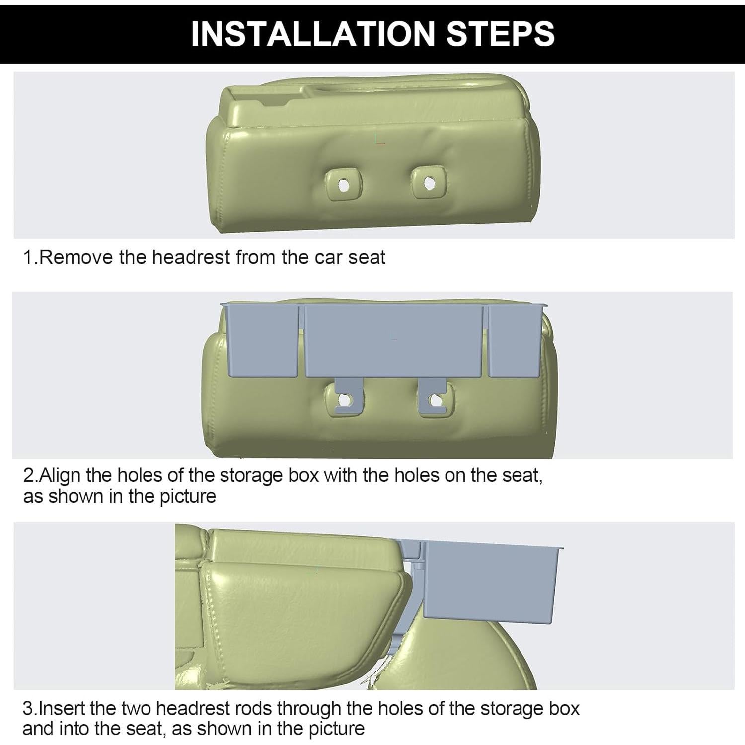 Organizador de Reposacabezas Central Hellet para Ford 2011-2025