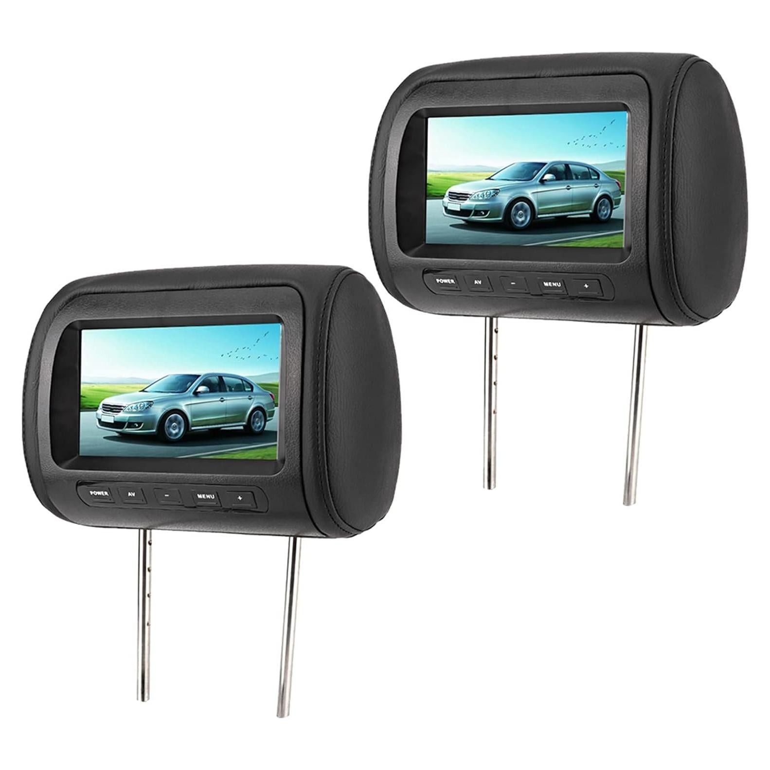 Monitores de Reposacabezas 7" HD Akozon para Coche - 2 Piezas