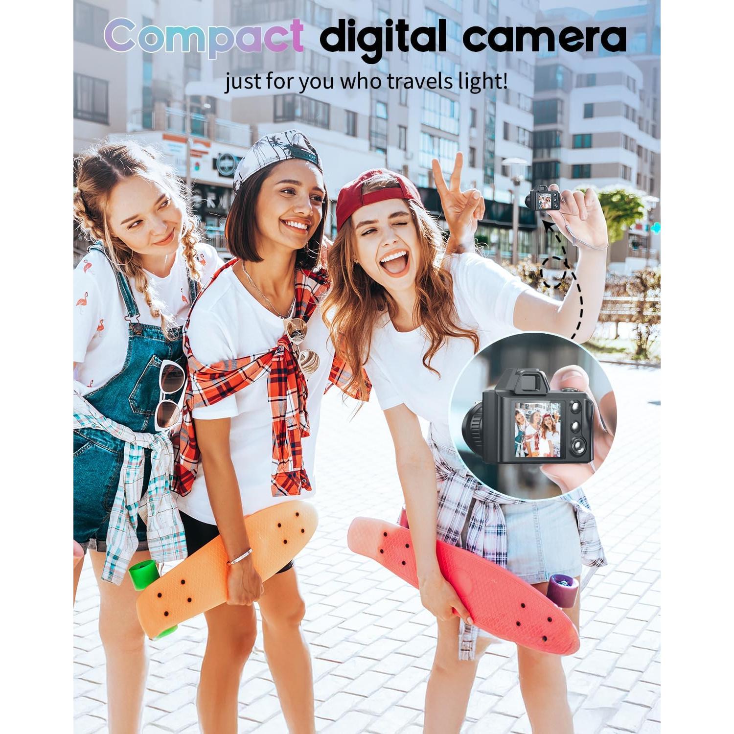 Cámara Digital Mini WZVZ MC7 1080P con Tarjeta SD 32GB