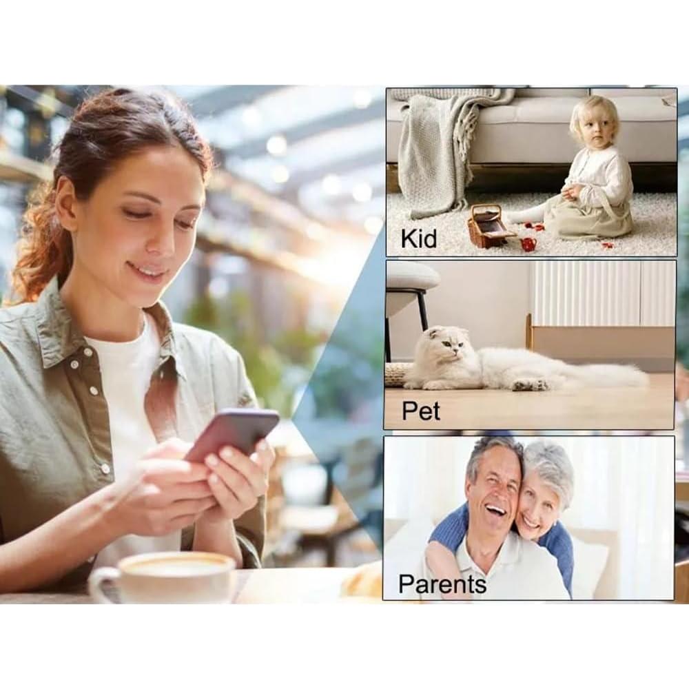 Cámara de Seguridad Inalámbrica 4K ZHOUCXZDA Mini HD