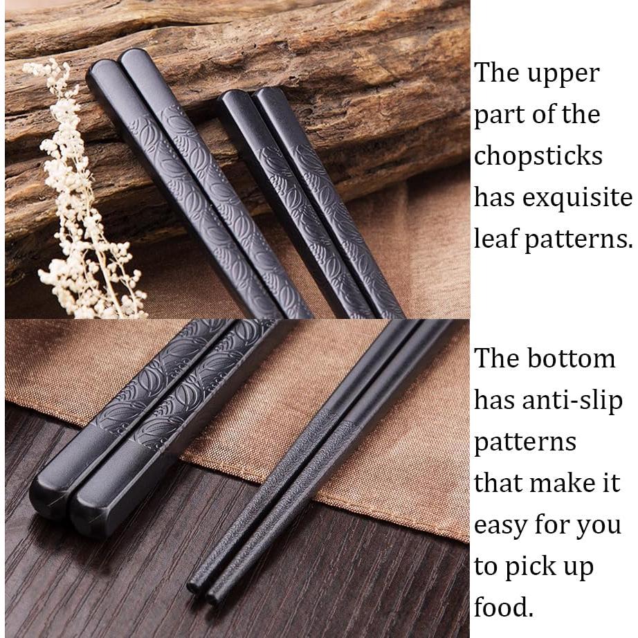 Juego de Palillos de Fibra de Vidrio Youda Panda - 2 Pares + Soporte