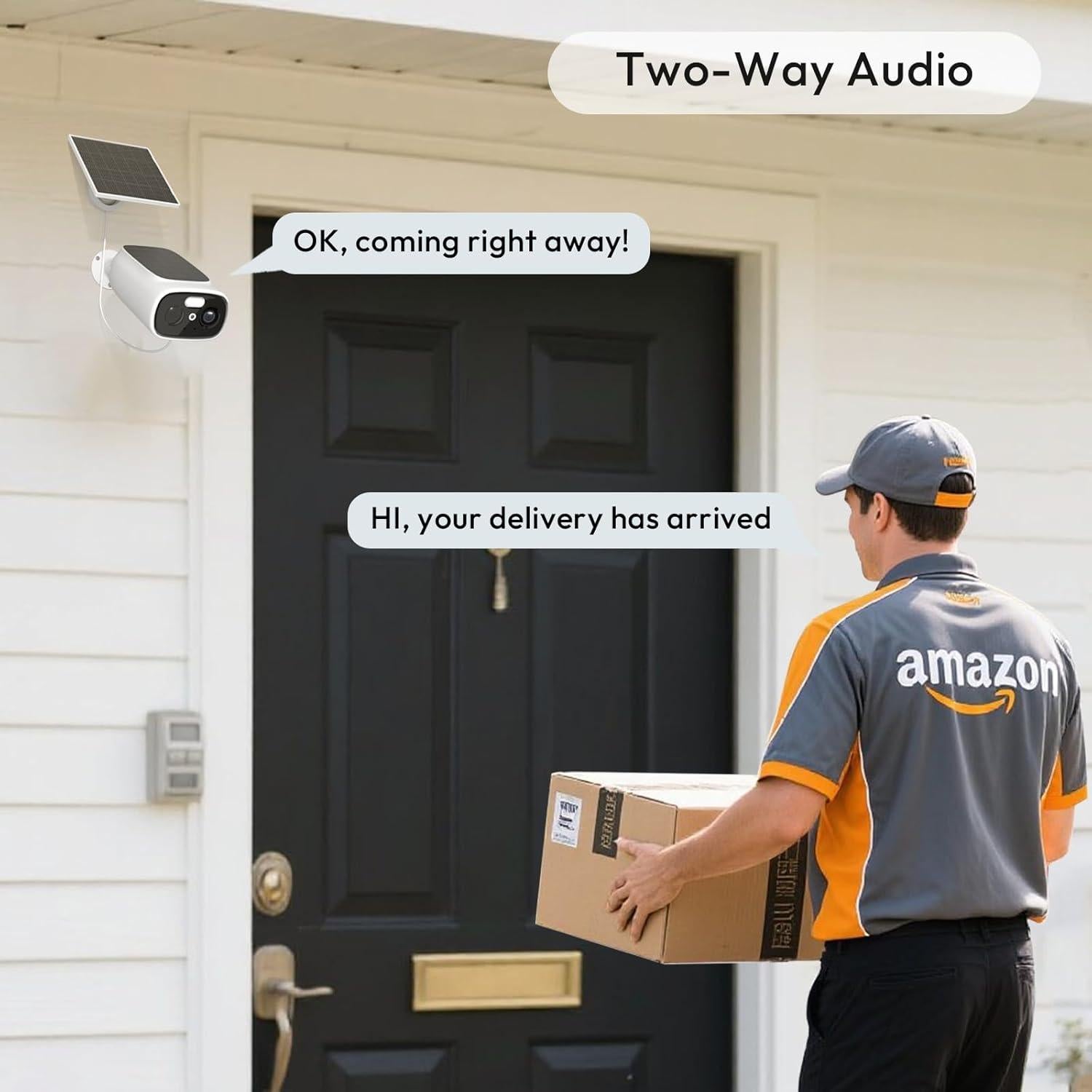 Cámaras de Seguridad Inalámbricas RICHCHO 4PC 2K Solar IP66