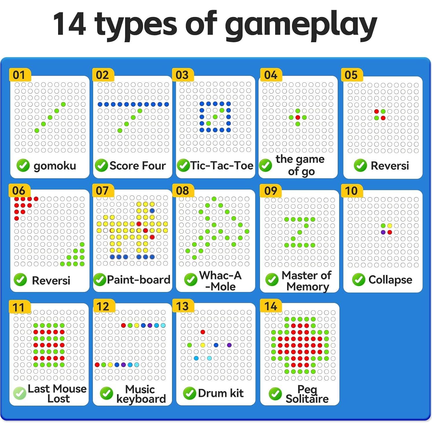 Juego de Ajedrez Inteligente Lqqyee para Niños 14 Modos