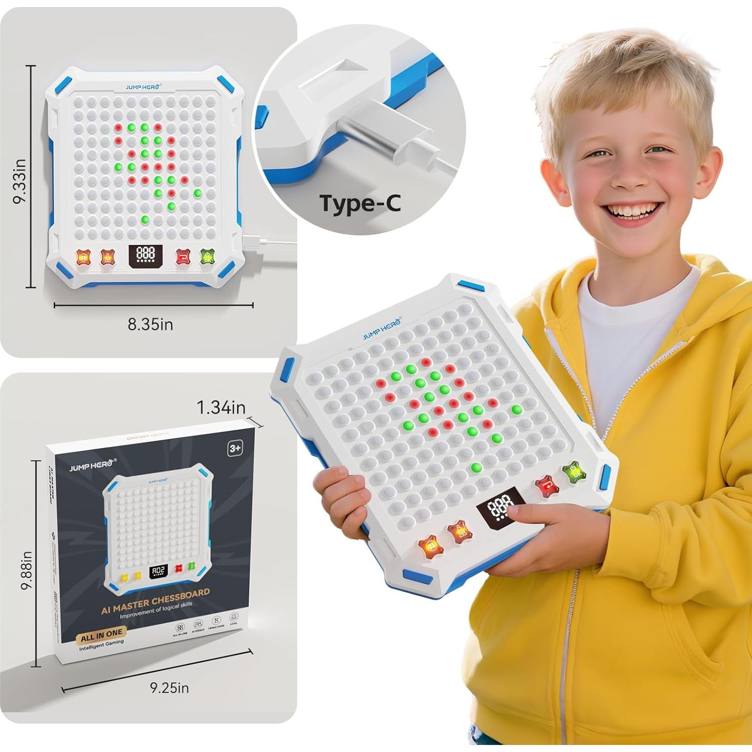 Juego de Ajedrez Inteligente Lqqyee para Niños 14 Modos