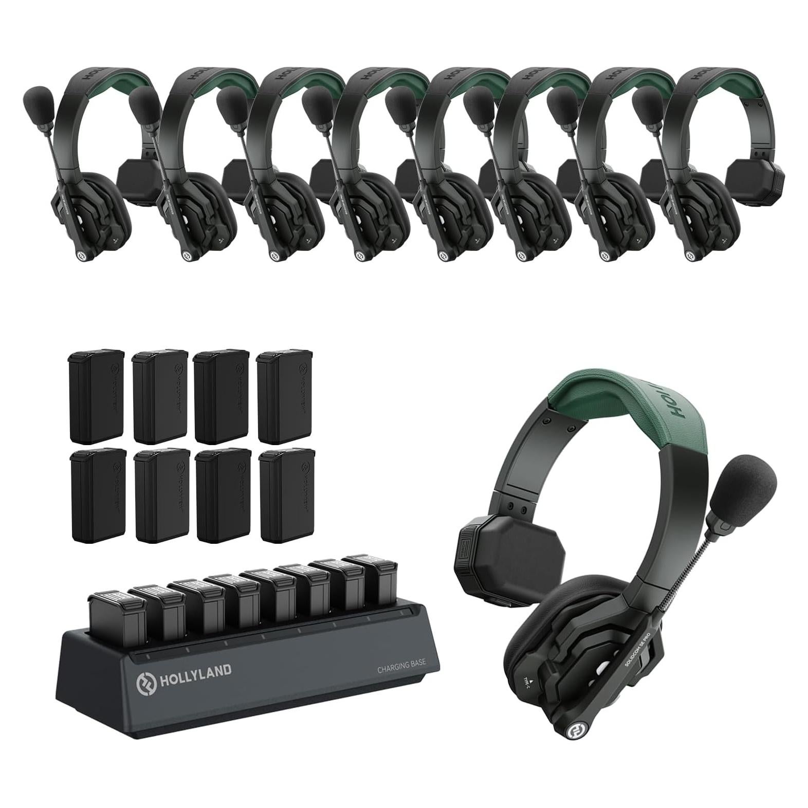 Sistema Intercomunicador Inalámbrico Hollyland Solidcom SE PRO 9 Usuarios