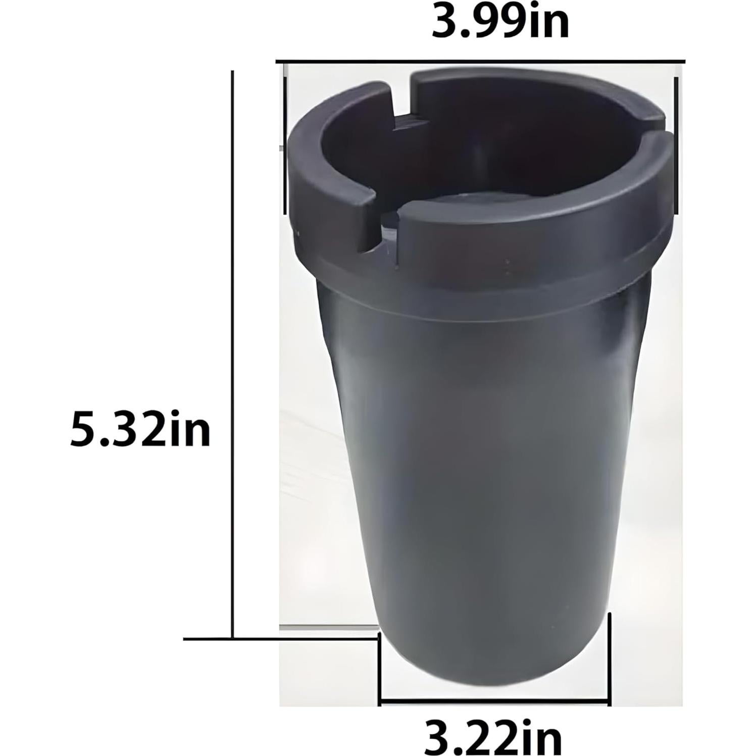 Cenicero Jumbo sin Humo para Automóvil Shop Life - Plástico Duradero