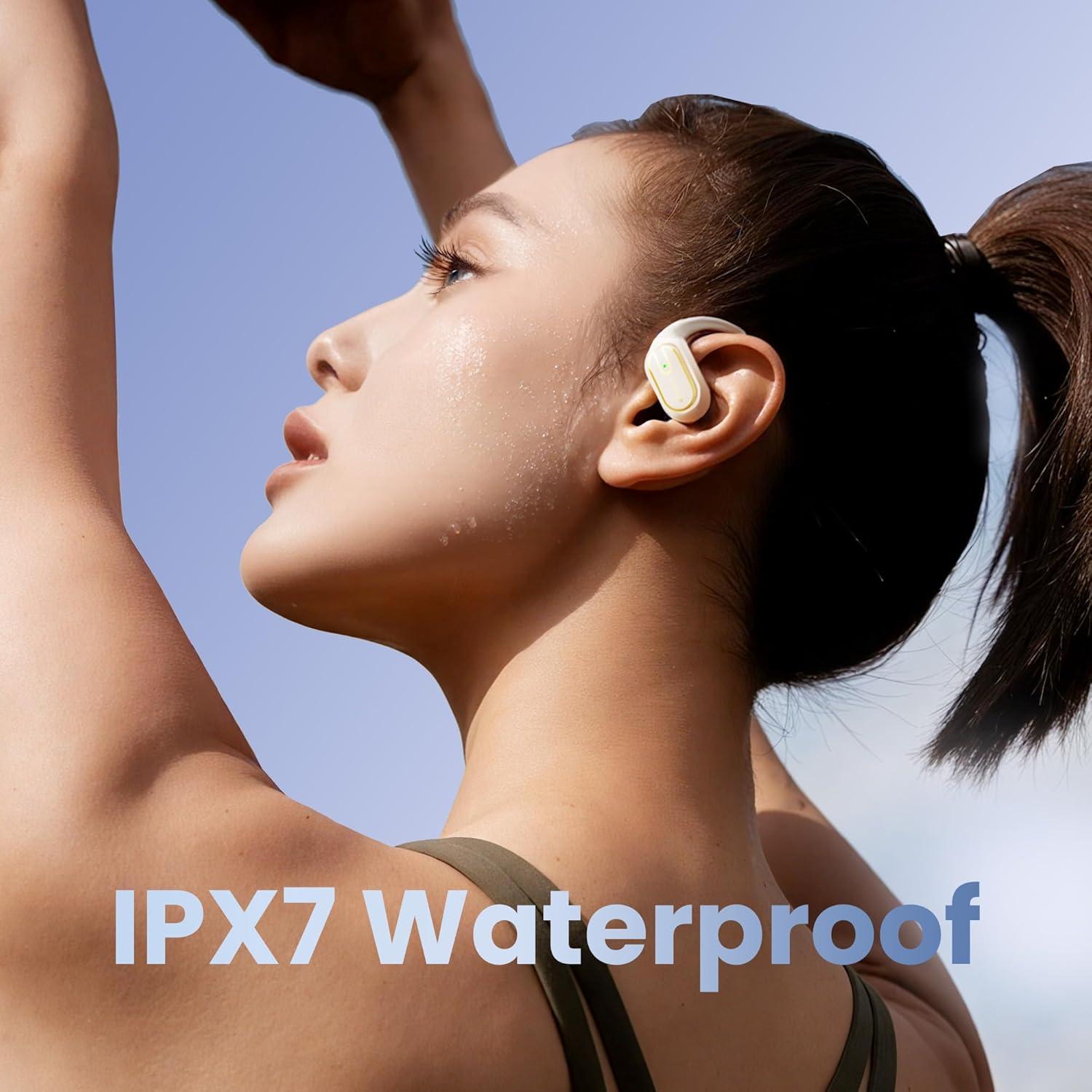 Auriculares Bluetooth 6.0 vnilrgle T15 Abiertos IPX7 80H