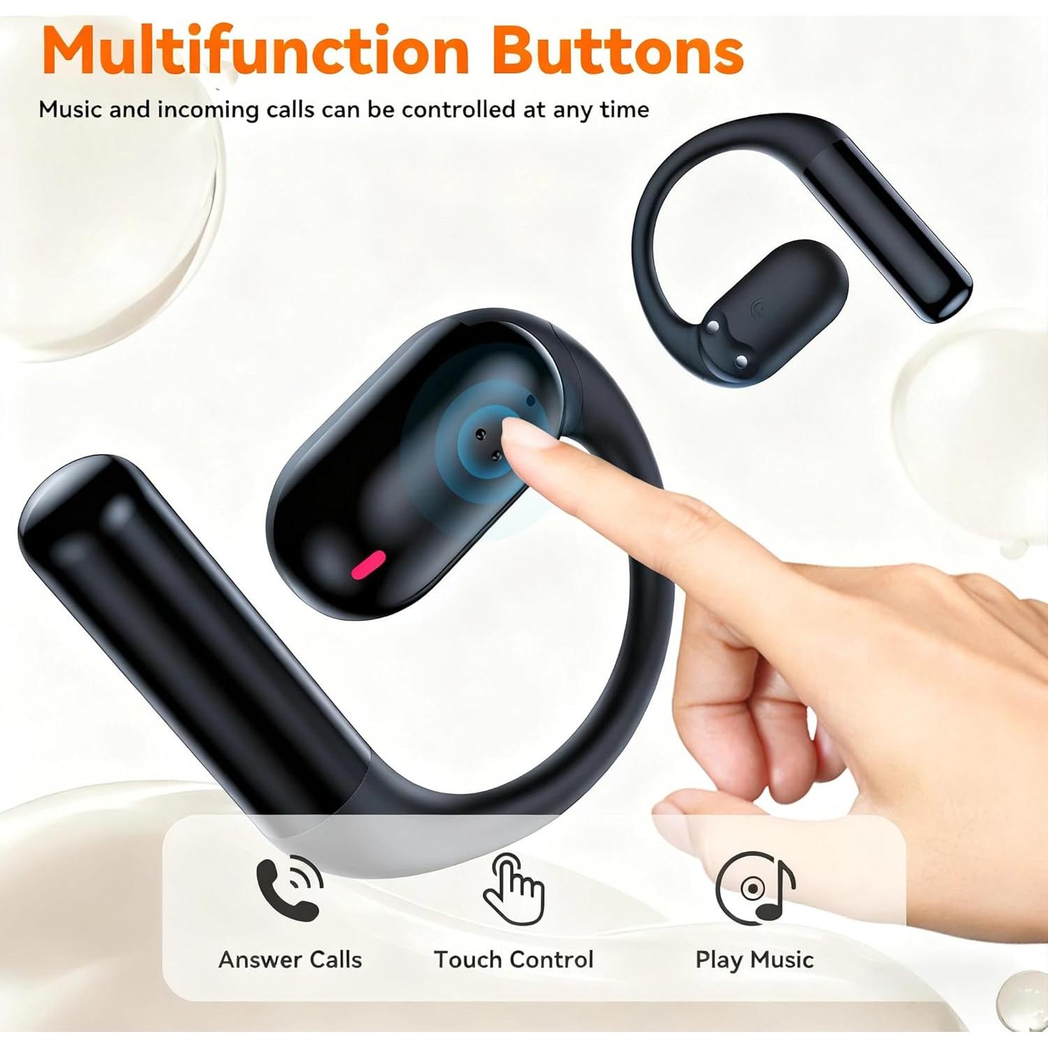 Auriculares Inalámbricos KOPIDOE B20 Conducción Ósea Bluetooth 5.4