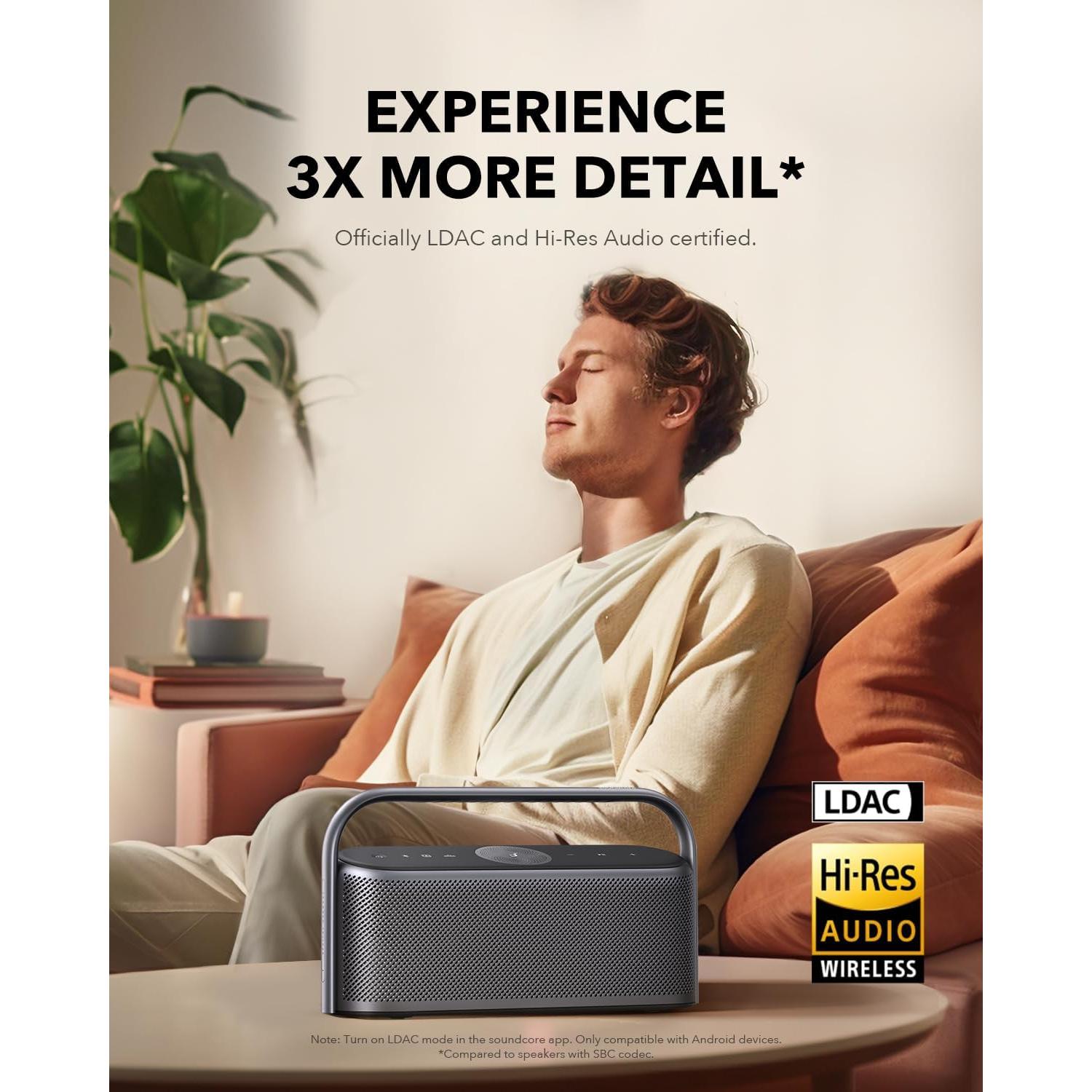 Altavoz Bluetooth Anker Motion X600 50W Impermeable IPX7