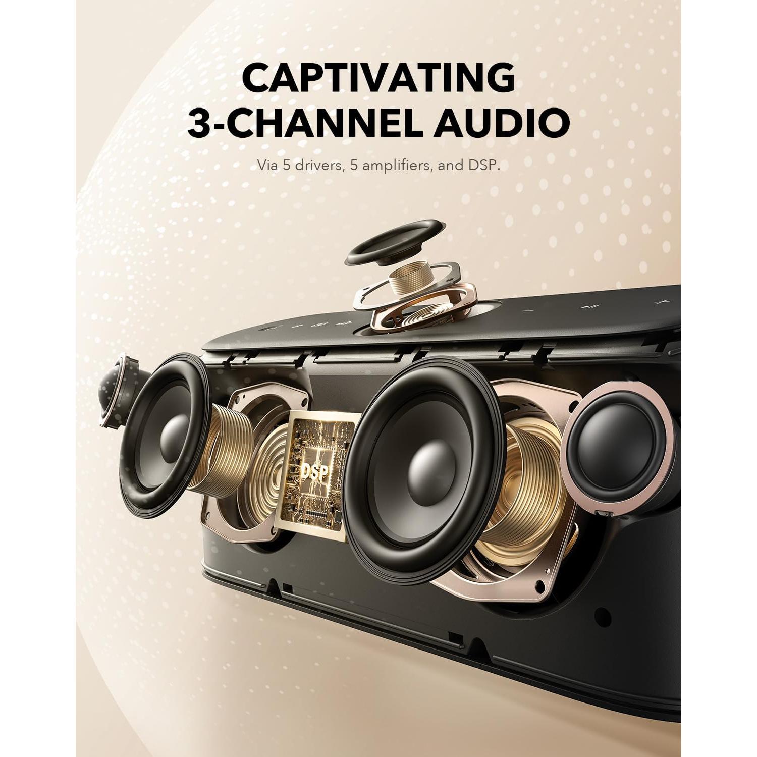 Altavoz Bluetooth Anker Motion X600 50W Impermeable IPX7