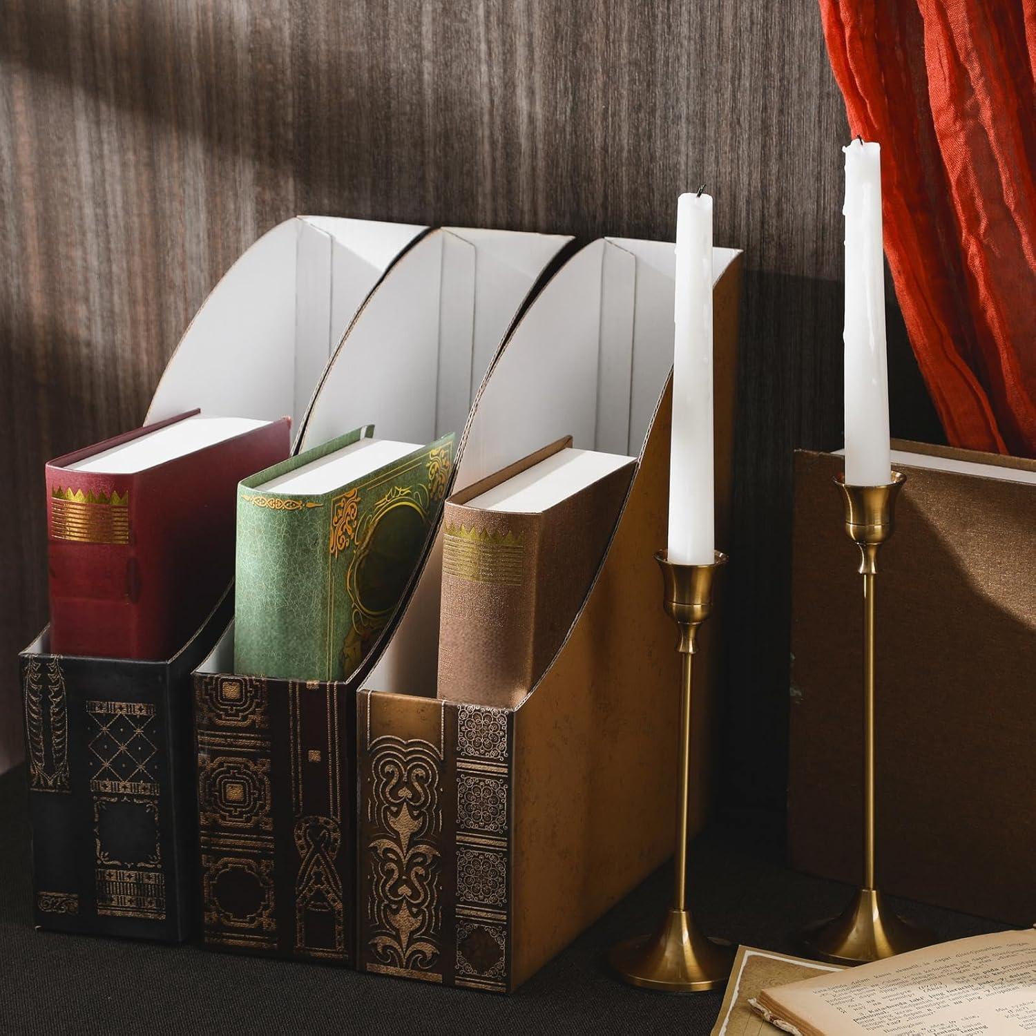 Organizador de Revistas Geetery 6 Pcs Vintage 28x30 cm