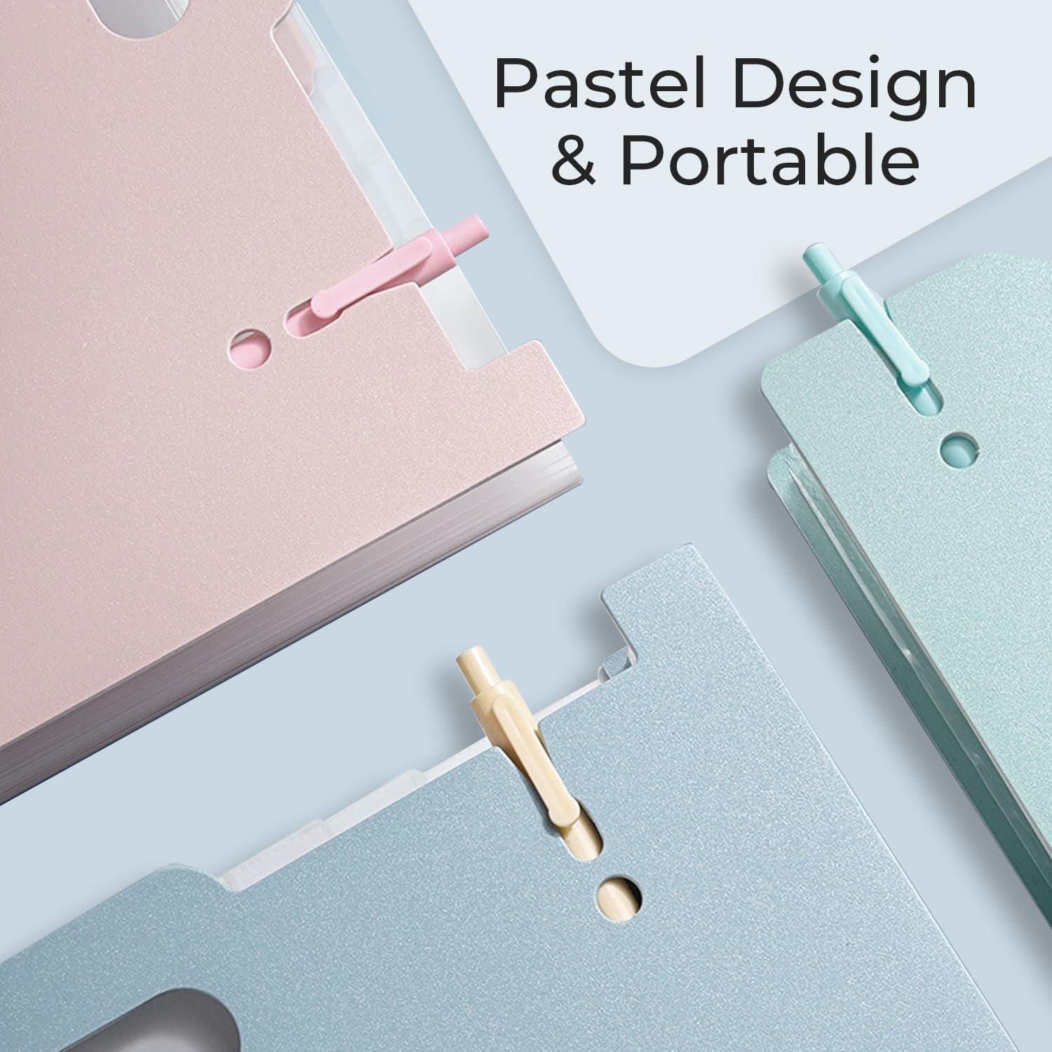 Organizador de Archivos Y YOMA Rosa 2 Pack Expandible A4