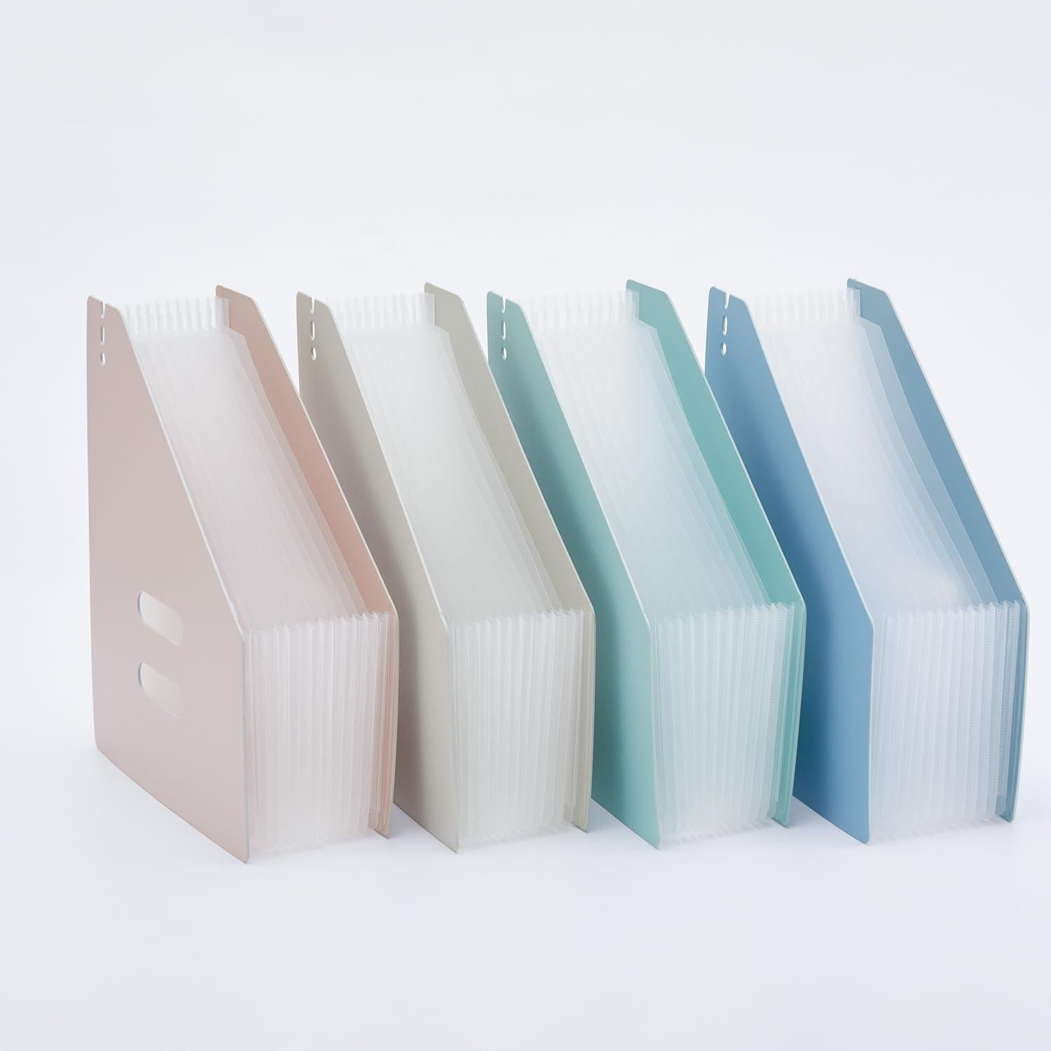 Organizador de Archivos Y YOMA Rosa 2 Pack Expandible A4