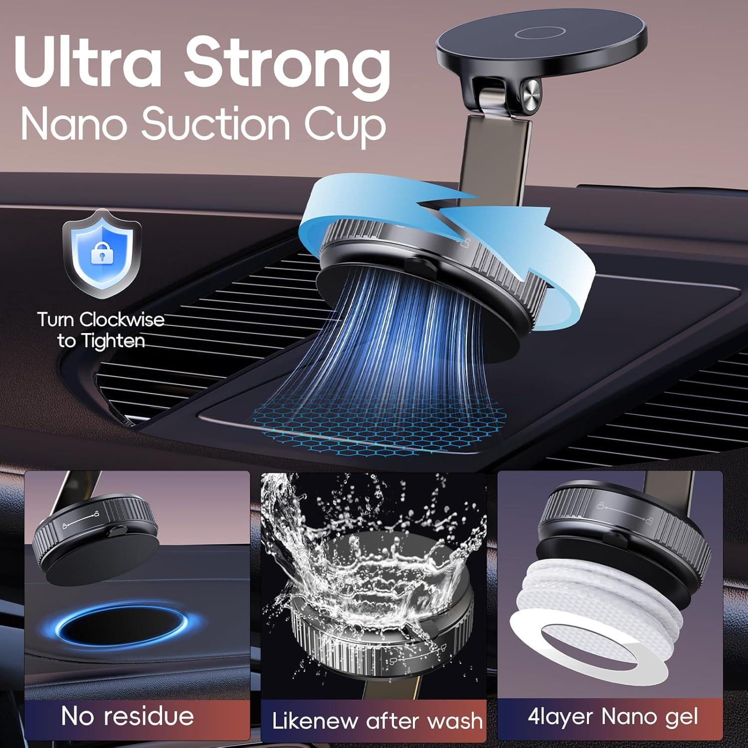 Soporte Magnético para Teléfono de Coche YLBV K003B Ajustable 360°