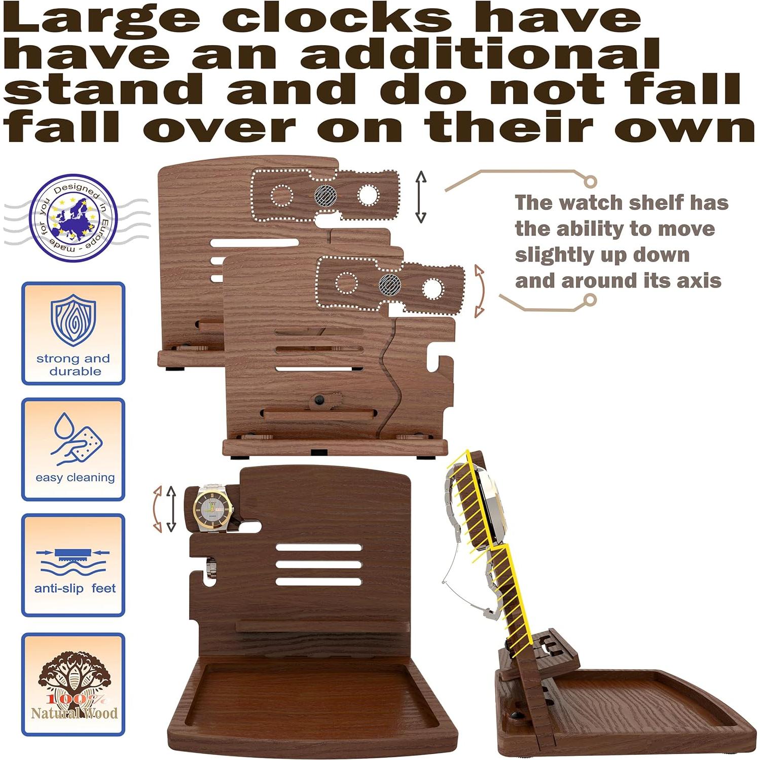 Estación de Acoplamiento de Madera MED-1W - Organizador de Escritorio