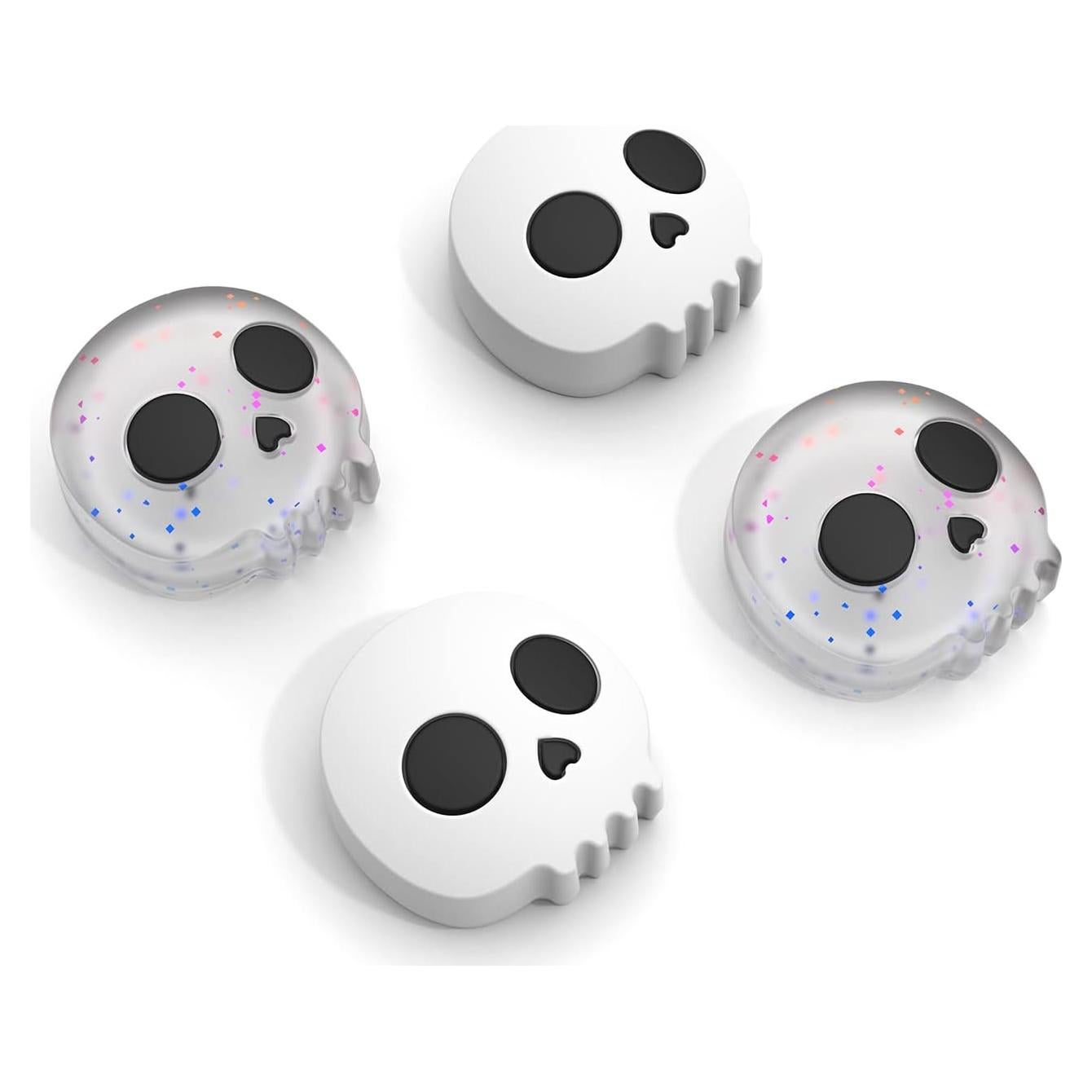 Tapas de agarre para pulgar JINGDU Calavera para Switch Joy-Con