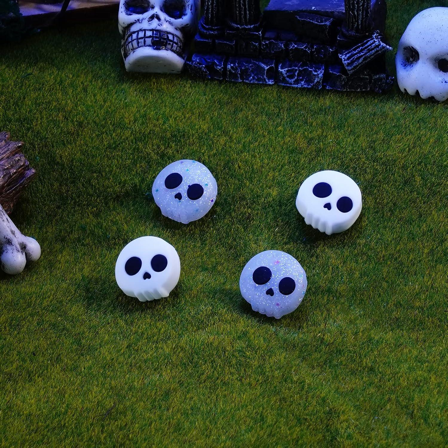 Tapas de agarre para pulgar JINGDU Calavera para Switch Joy-Con