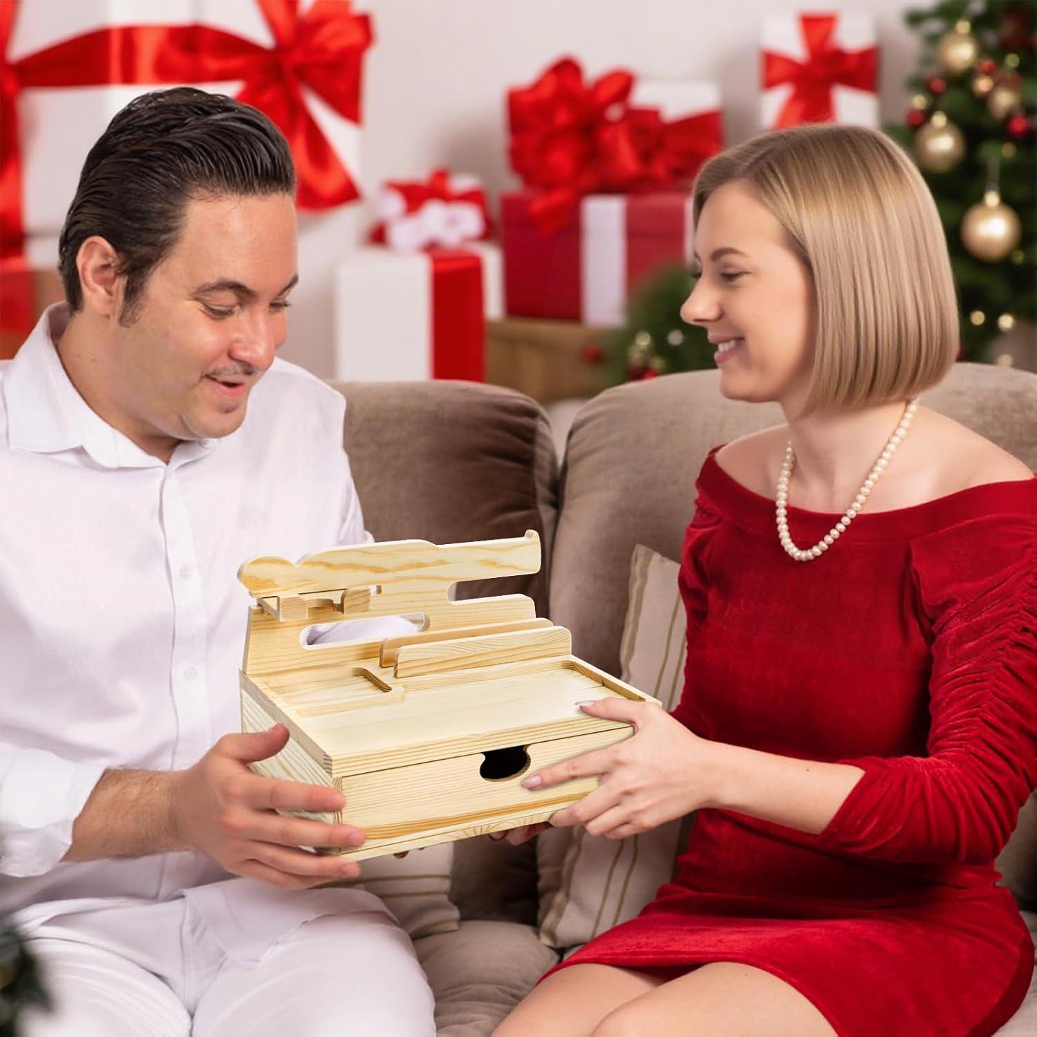 Estación de Acoplamiento de Madera Yopay para Teléfonos y Accesorios