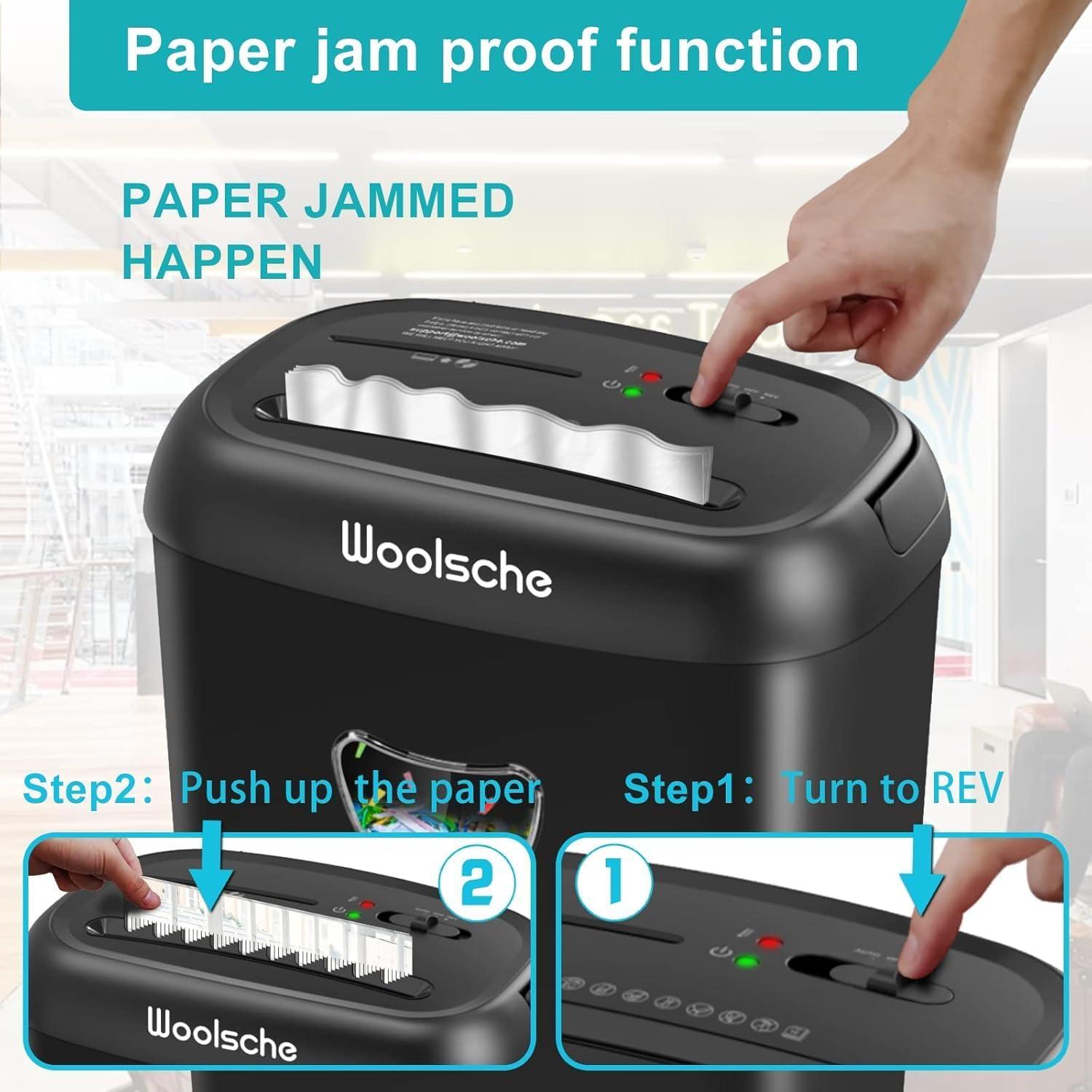 Destructora Woolsche CD210P-14 14 hojas P-4 corte cruzado