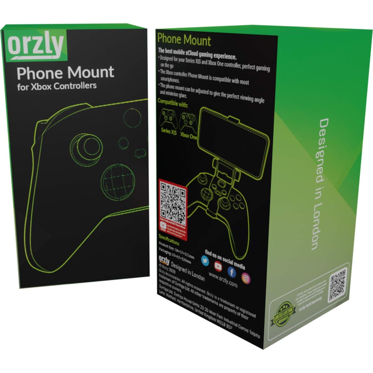 Soporte para Teléfono Orzly Xbox Series X Ajustable - Negro