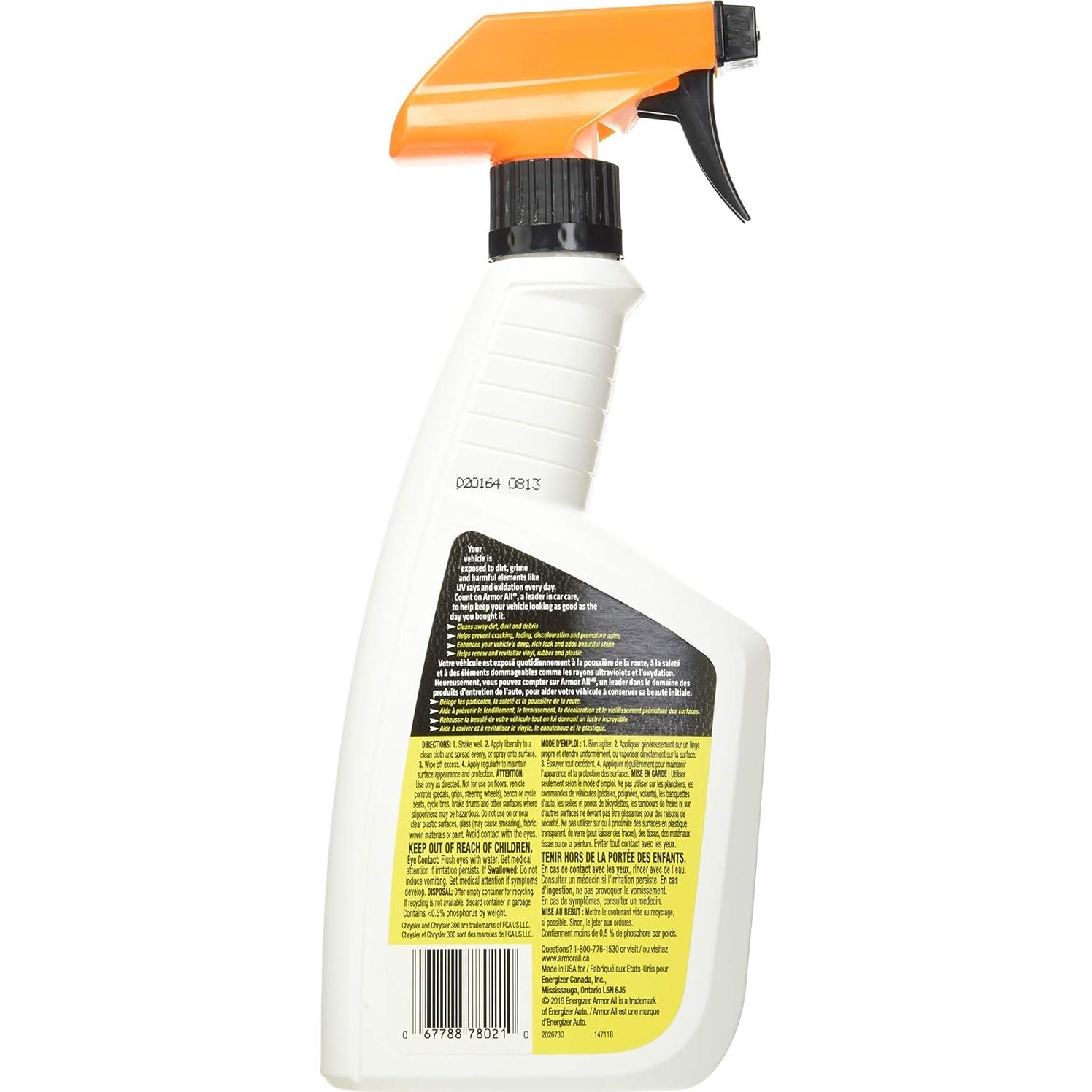 Protector Original Armor All 473 ml para interiores de auto