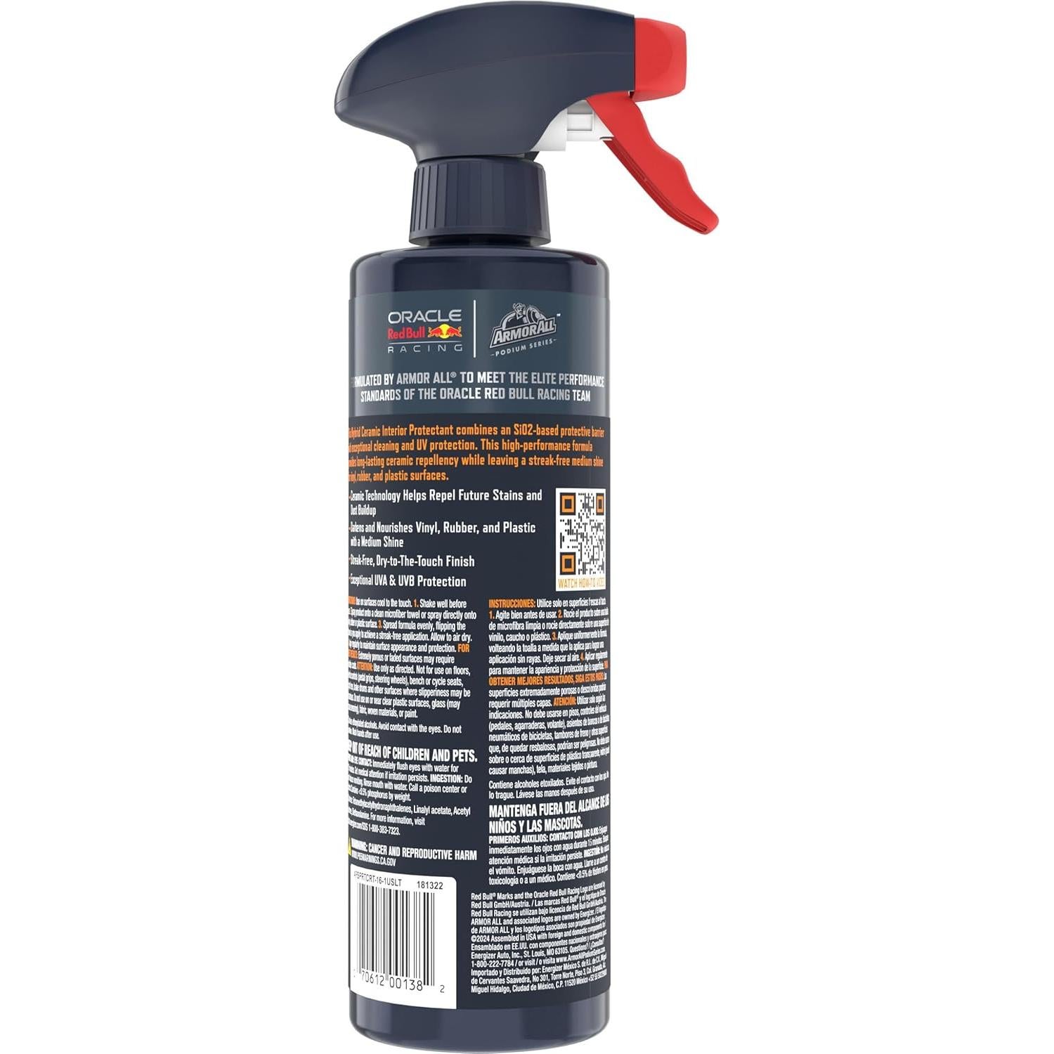 Armor All Protectante Cerámico Híbrido 473 ml - Brillo Medio