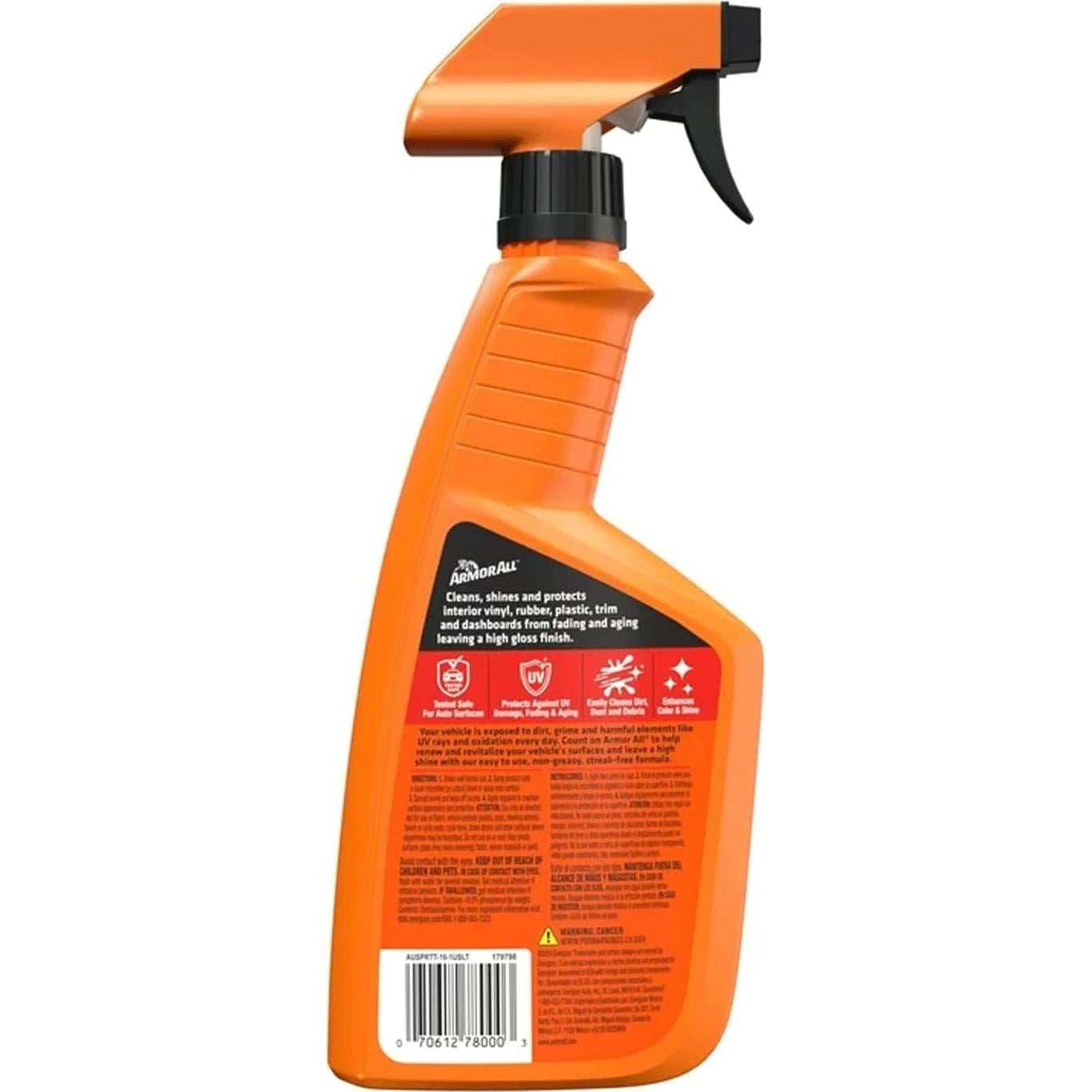 Spray Protectante Ultra Brillo Armor All 473 ml - Protección UV