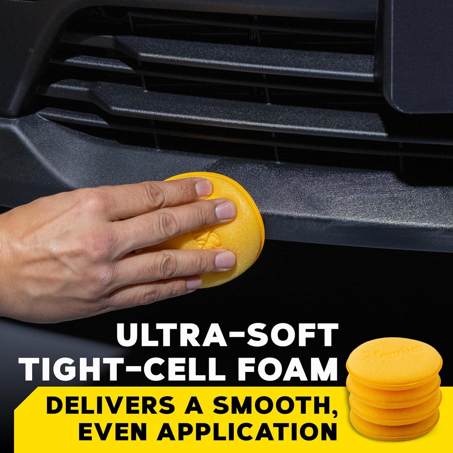 Pads de Aplicación de Espuma 10 cm Meguiar's W0004 - Paquete de 4