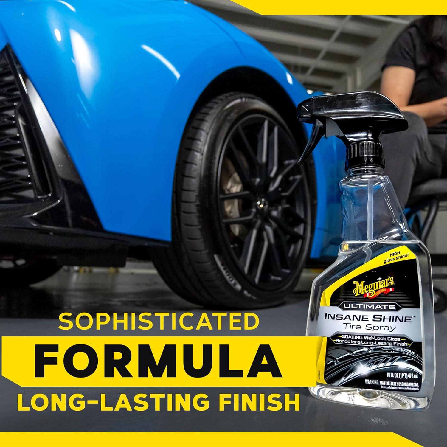 Spray para Neumáticos Meguiar's Ultimate Insane Shine 0.47L