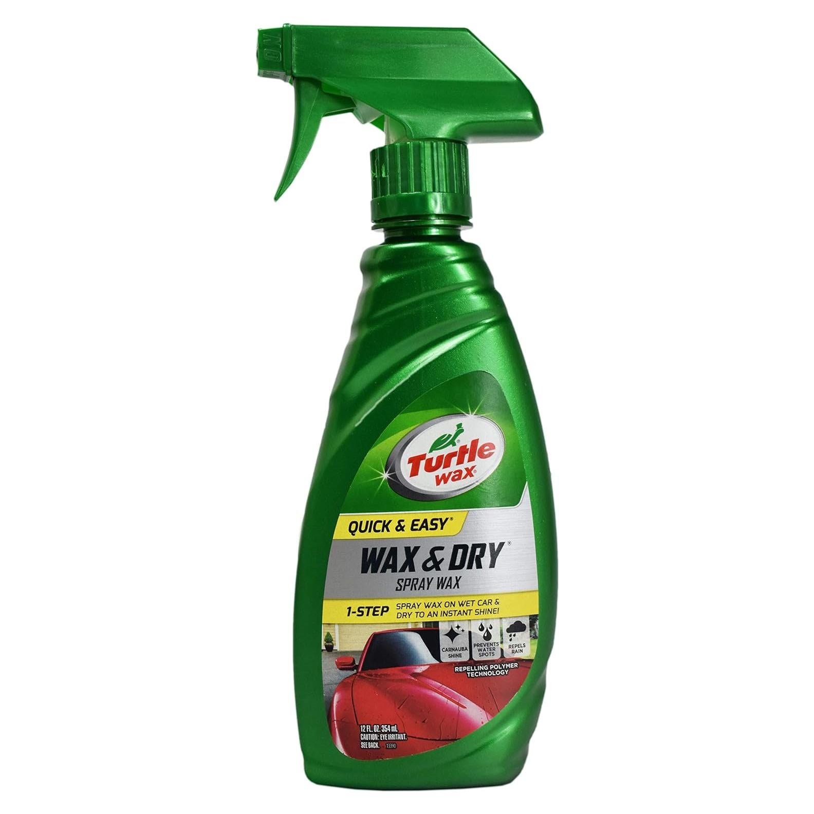 Cera en Spray Turtle Wax 354ml - Brillo de Carnauba - Fácil Aplicación