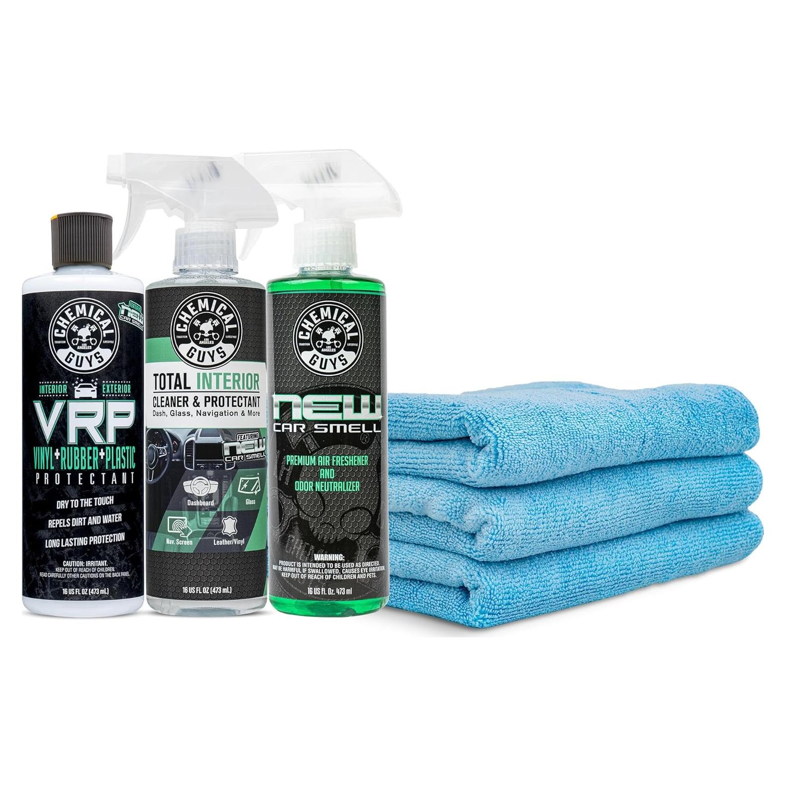 Kit de Cuidado de Auto Nuevo Chemical Guys 6 Piezas