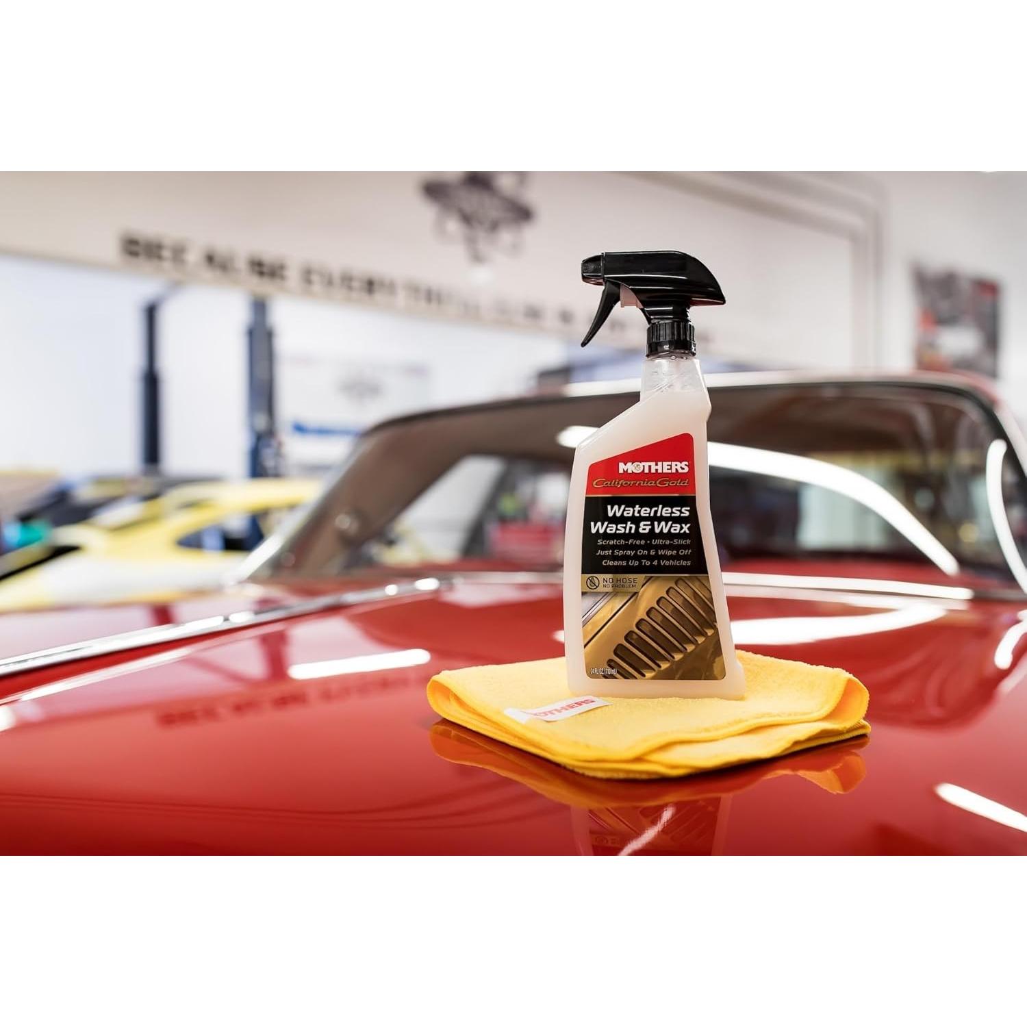 Mothers Lavado y Cera Sin Agua 24 oz - Cuidado Automotriz