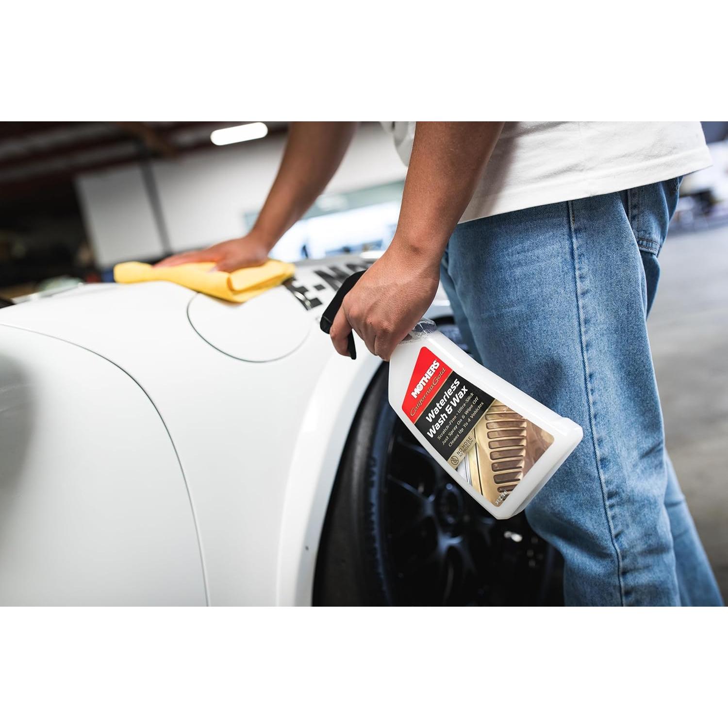 Mothers Lavado y Cera Sin Agua 24 oz - Cuidado Automotriz