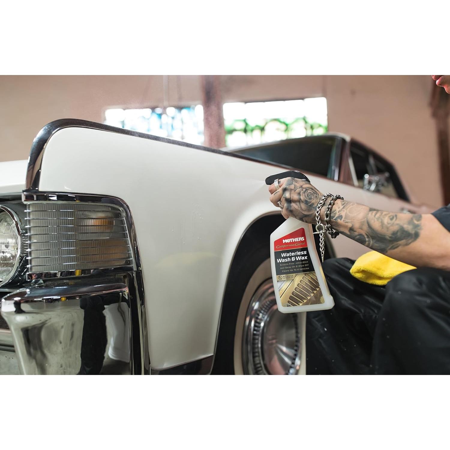 Mothers Lavado y Cera Sin Agua 24 oz - Cuidado Automotriz