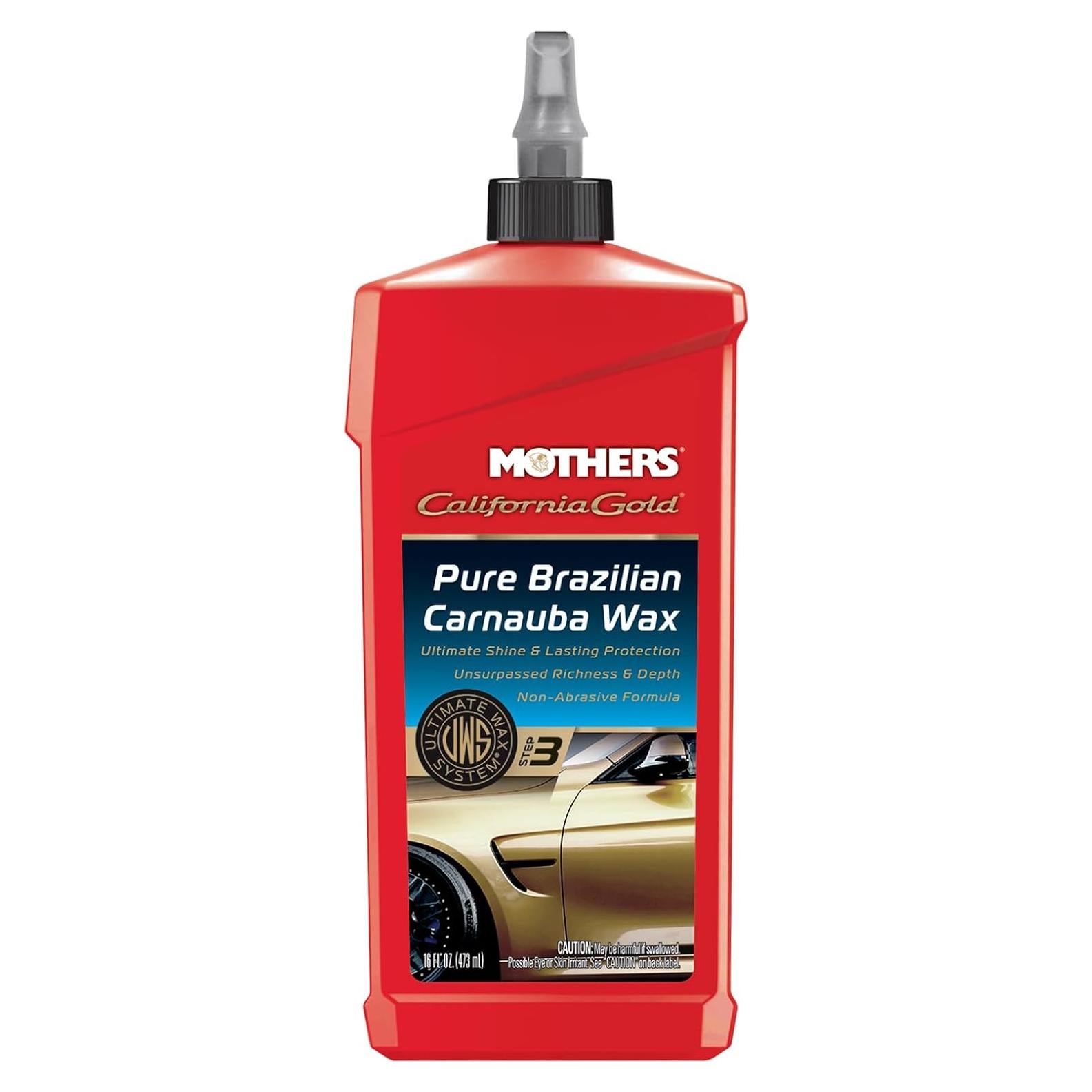 Cera de Carnauba Pura Mothers 454 g - Brillo y Protección