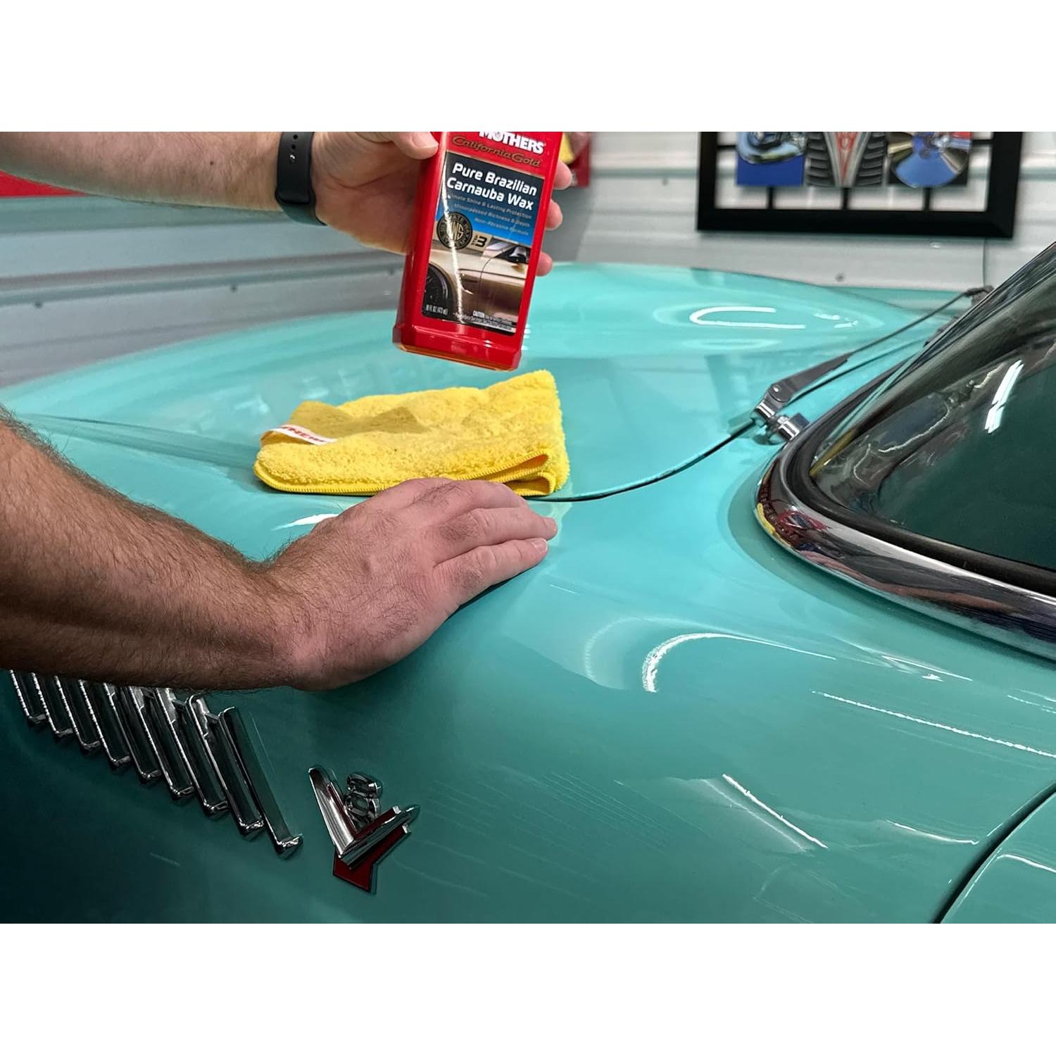 Cera de Carnauba Pura Mothers 454 g - Brillo y Protección