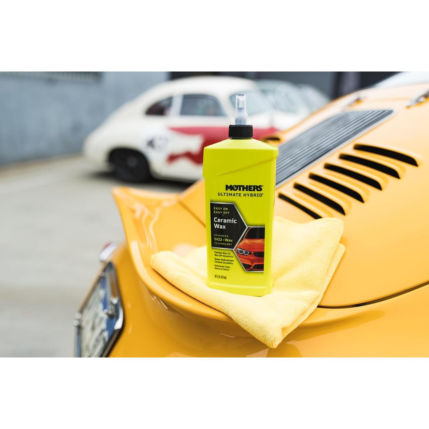 Cera Híbrida Cerámica Ultimate Mothers 473 ml - Brillo Duradero