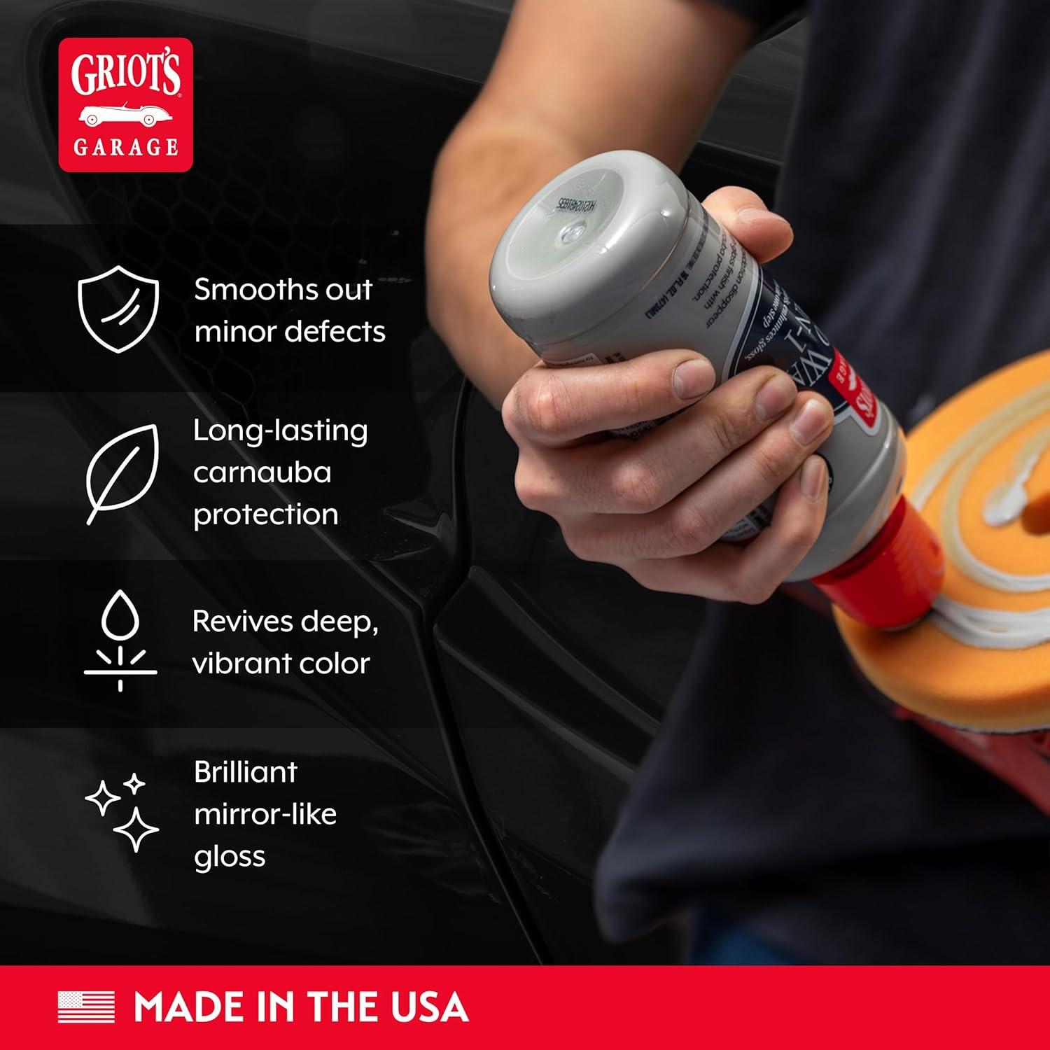 Cera Líquida 3-en-1 Griot's Garage 454g - Pulido y Protección