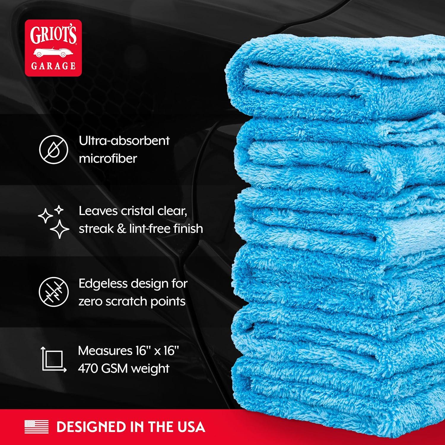 Toallas de Microfibra Griot's Garage 40x40 cm Juego de 6