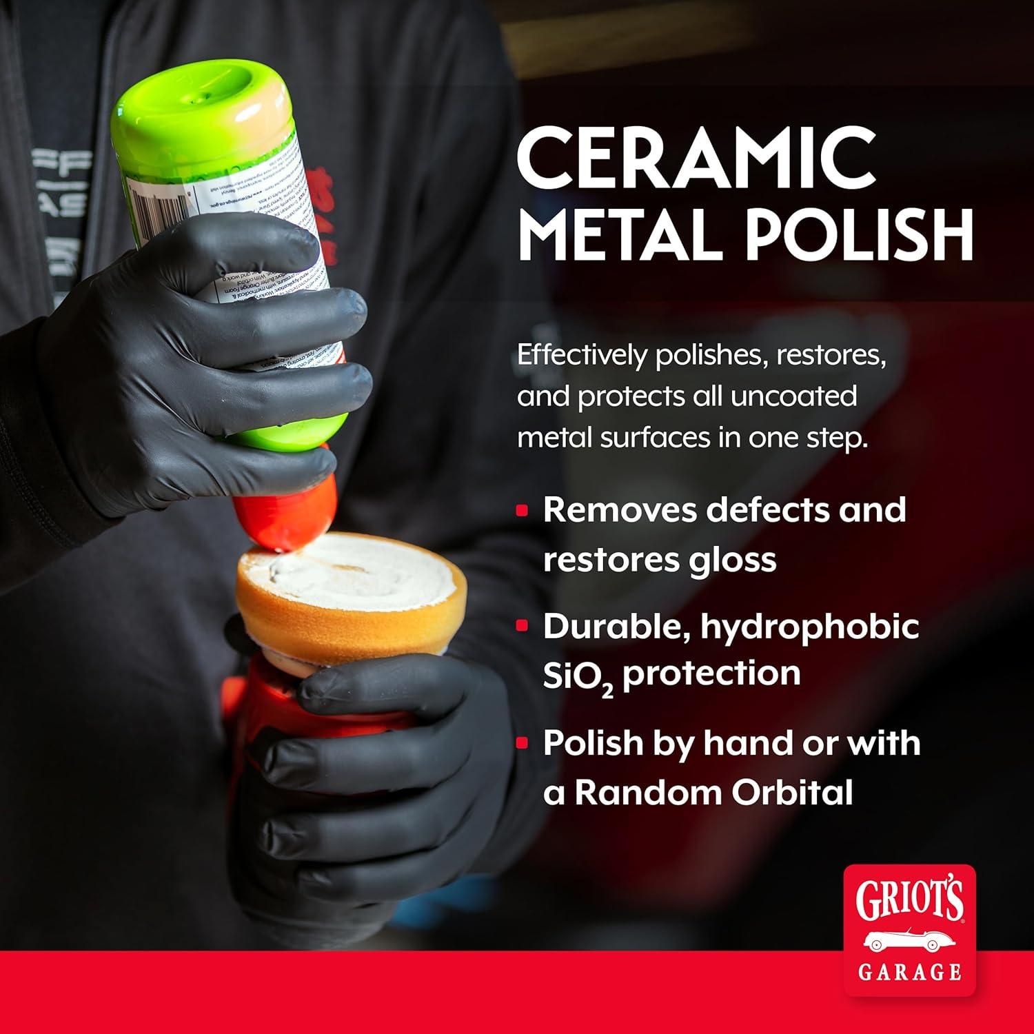 Pulidor de Metal Cerámico Griot's Garage 453g - Restaurador y Removedor de Oxidación